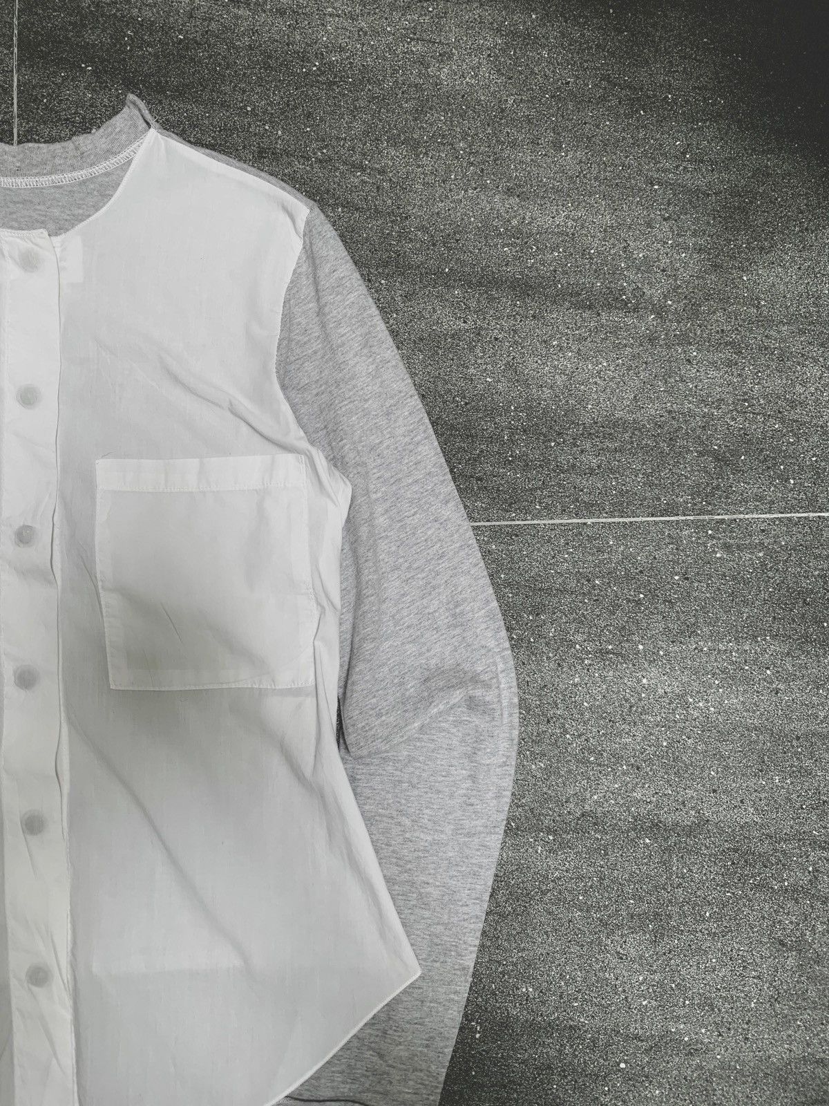 Maison Margiela 2000s MM6 Hybrid Longsleeve Shirt Size M / US 6-8 / IT 42-44 - 2 Thumbnail