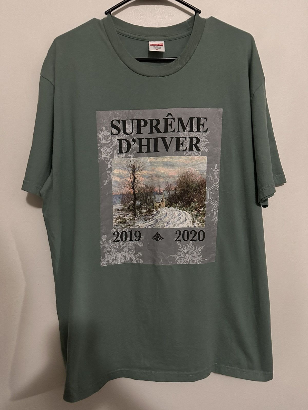 Supreme Supreme D’Hiver Tee Size US XL / EU 56 / 4 - 1 Thumbnail
