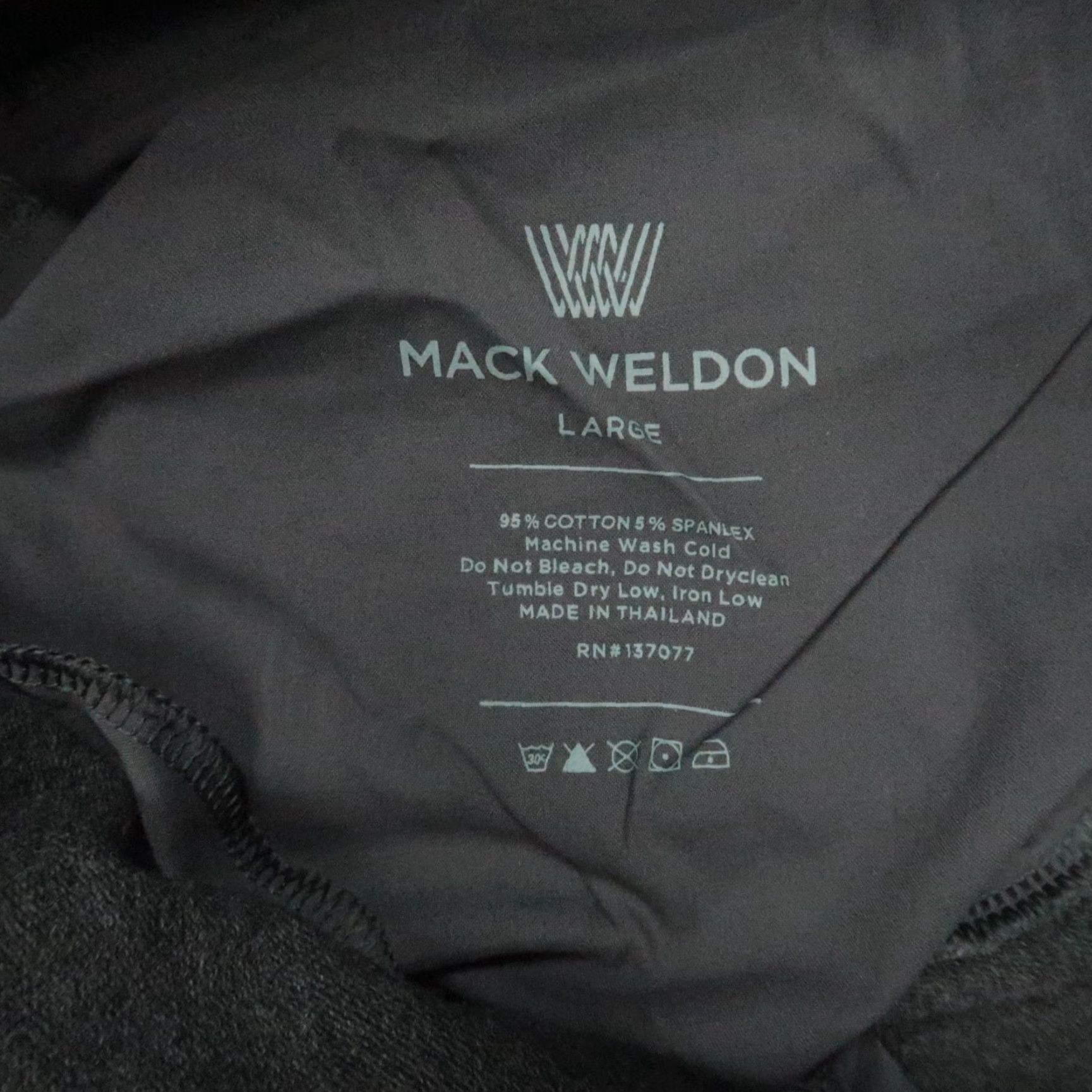 Vintage Mack Weldon Pants Mens Large Gray Ace Joggers Tapered Pockets Athletic Size US 33 - 3 Thumbnail