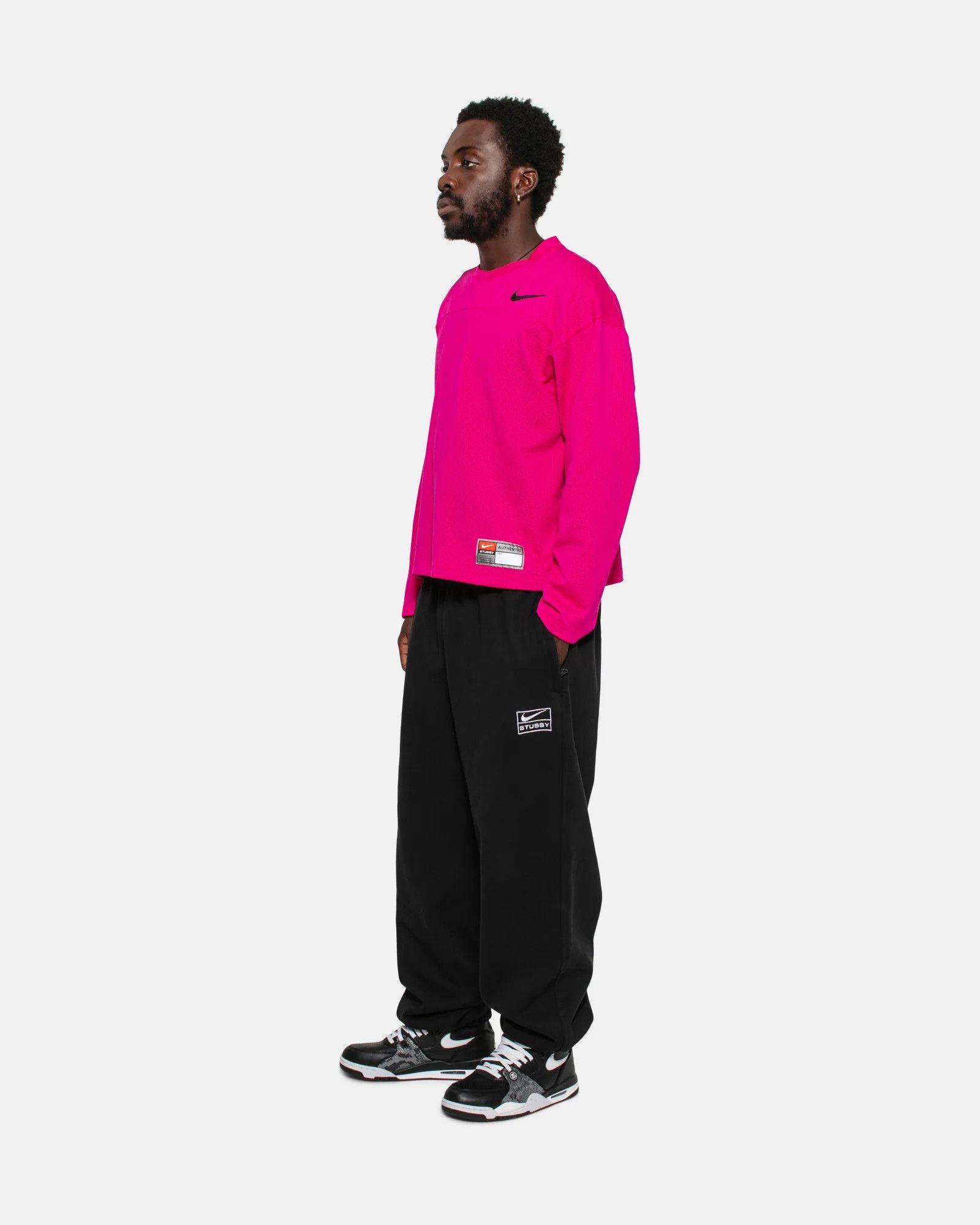 Nike × Stussy STÜSSY & NIKE DRI FIT MESH JERSEY Size US M / EU 48-50 / 2 - 6 Thumbnail