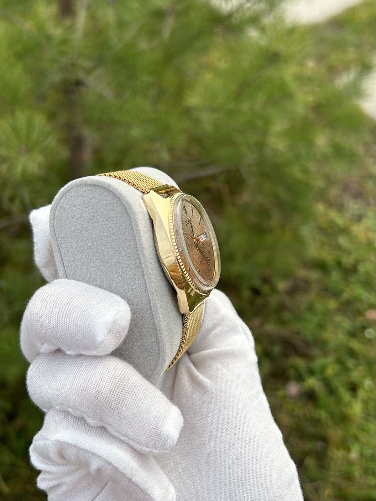 Vintage Vintage Watch Slava Mechanical Made in USSR Authentic 1980s Size ONE SIZE - 7 Thumbnail