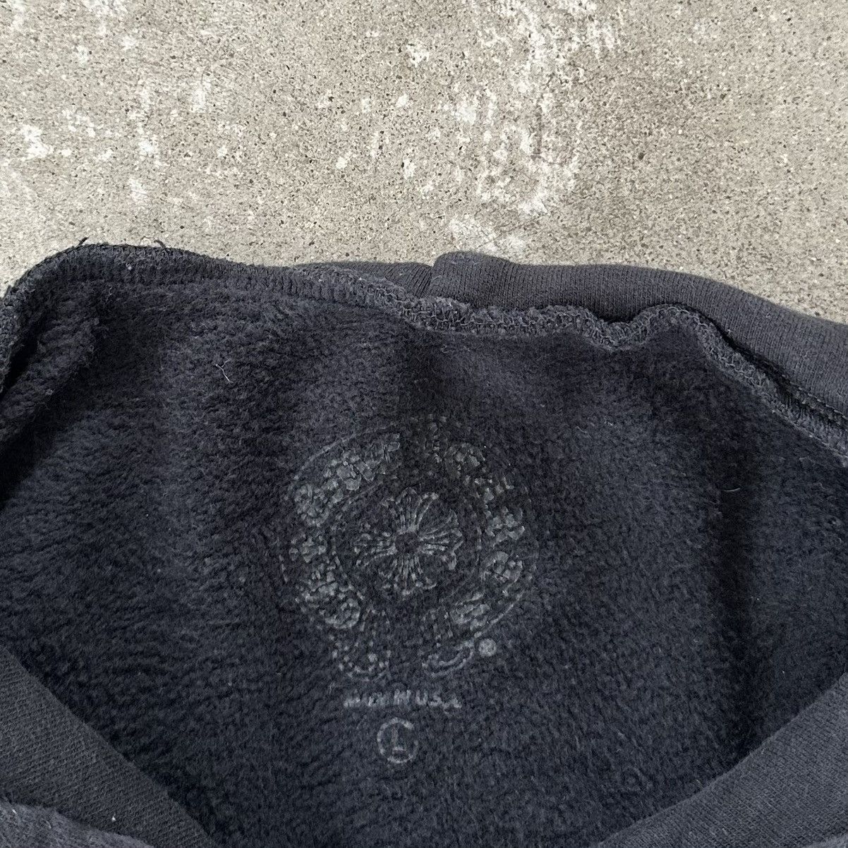 Chrome Hearts black & baby blue chrome hearts hoodie Size US L / EU 52-54 / 3 - 5 Thumbnail