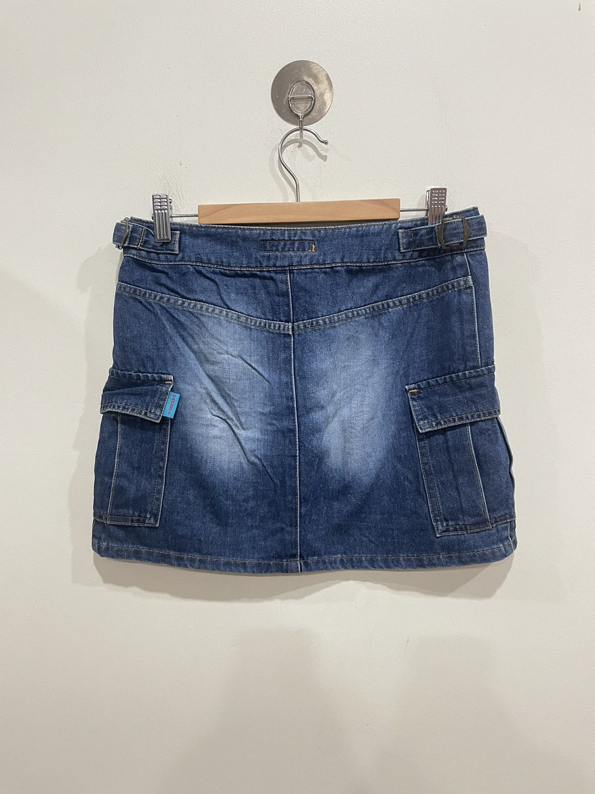 Katharine Hamnett London Hamnett Denim Mini Skirt Size 30" / US 8 / IT 44 - 2 Thumbnail