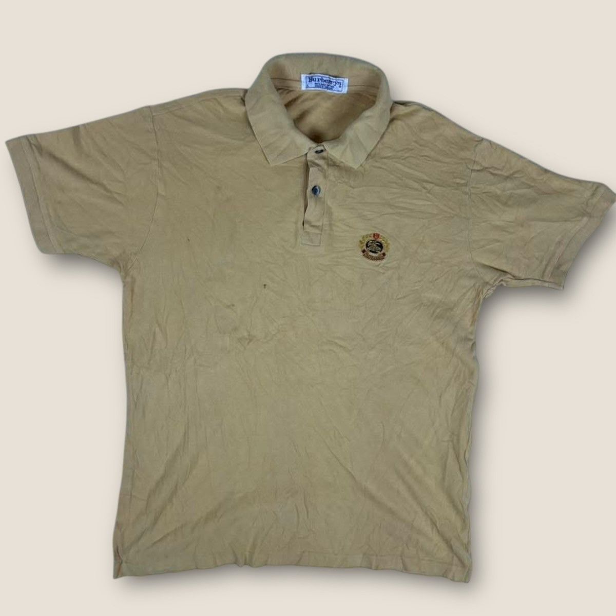 Burberry Vintage Burberrys Beige Classic Polos Size US M / EU 48-50 / 2 - 1 Thumbnail