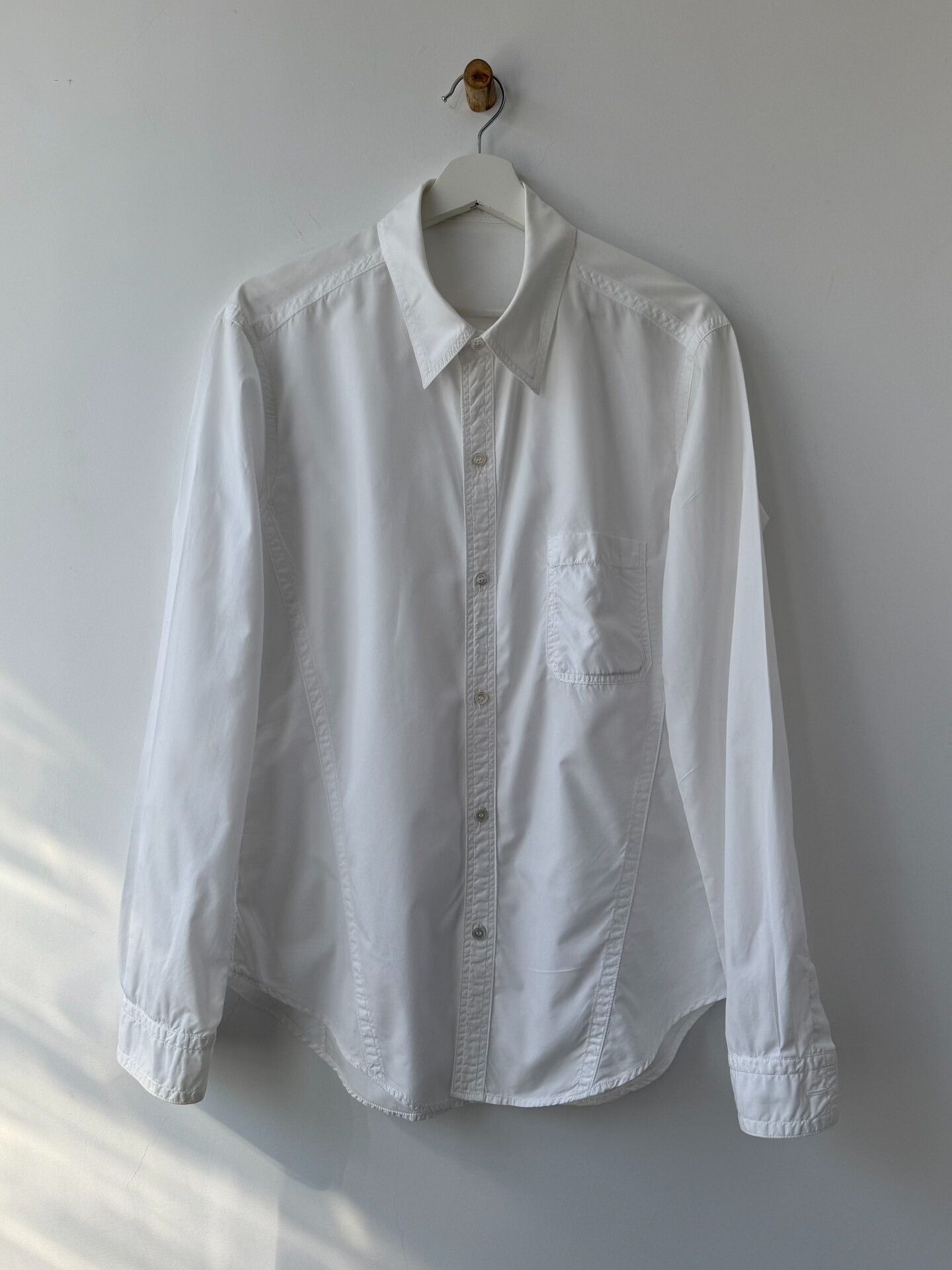 Yohji Yamamoto Yohji Yamamoto Pour Homme Cotton Shirt Size US M / EU 48-50 / 2 - 1 Thumbnail