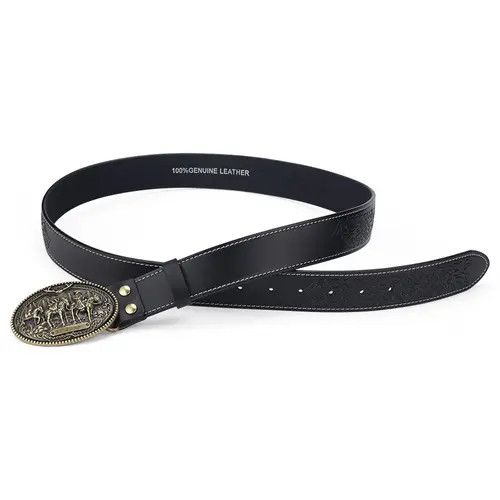 Designer Future Vintage Belt Riveted Belts Menswear Accessories Size ONE SIZE - 4 Thumbnail