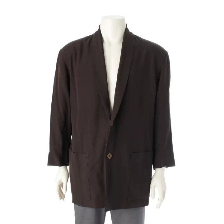 Issey Miyake issey miyake Brown wool coat Size US M / EU 48-50 / 2 - 1 Thumbnail