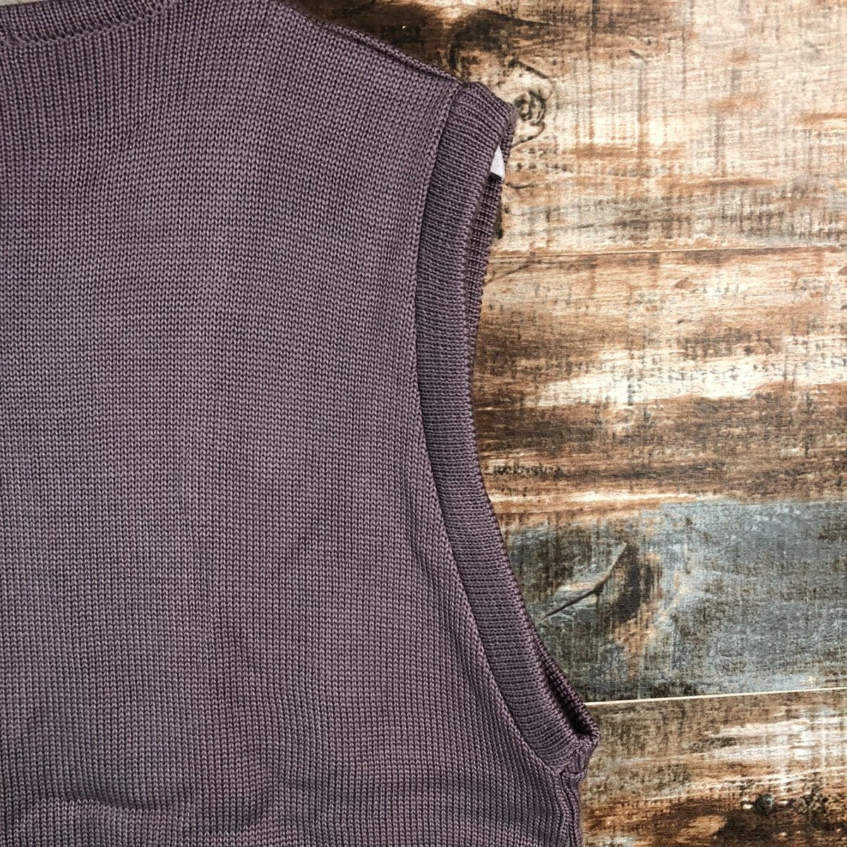 Japanese Brand × Vintage My Mrs Pink Vest Knitwear #A2362 Size L / US 10 / IT 46 - 17 Thumbnail