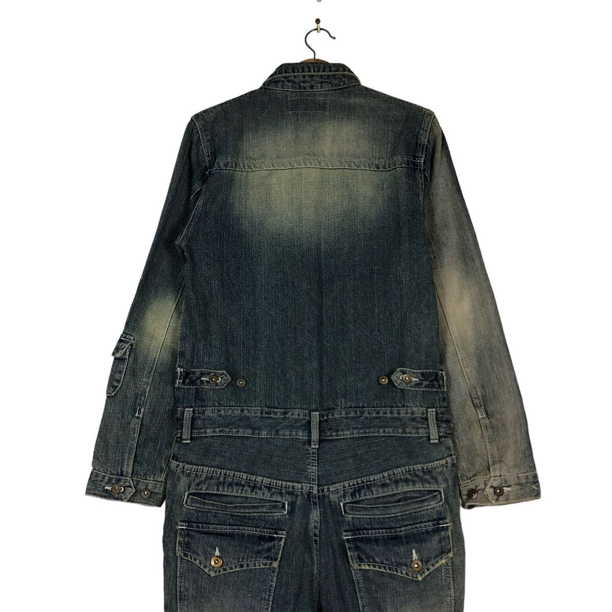 Blue Blue Japan 🔥VINTAGE DENIM WORK COVERALL BLUE BLUE JAPAN SISOKO Size US 34 / EU 50 - 11 Thumbnail