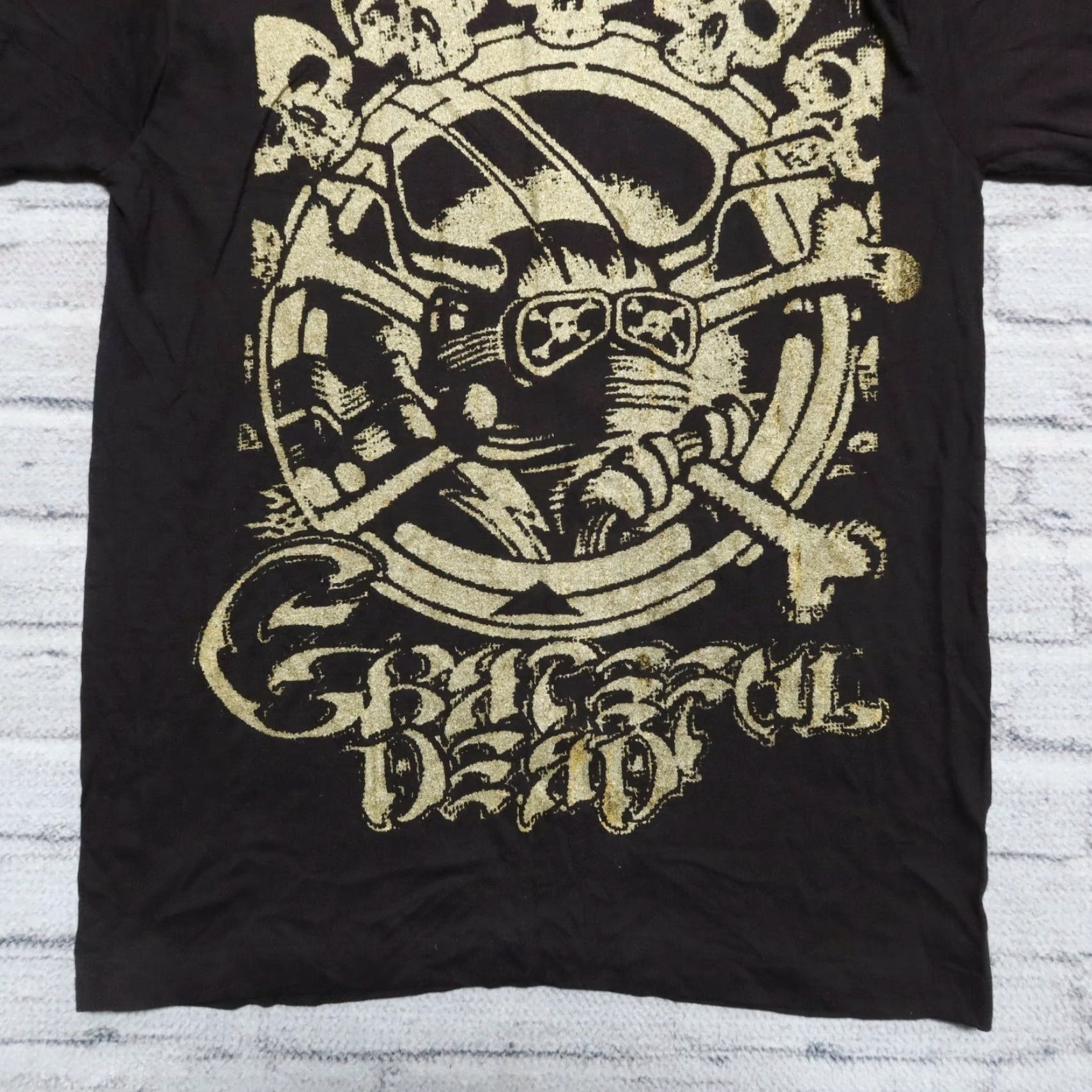 Fruit Of The Loom VINTAGE Grateful Dead Bear Tour Tshirt Men XL Black Size US L / EU 52-54 / 3 - 6 Thumbnail