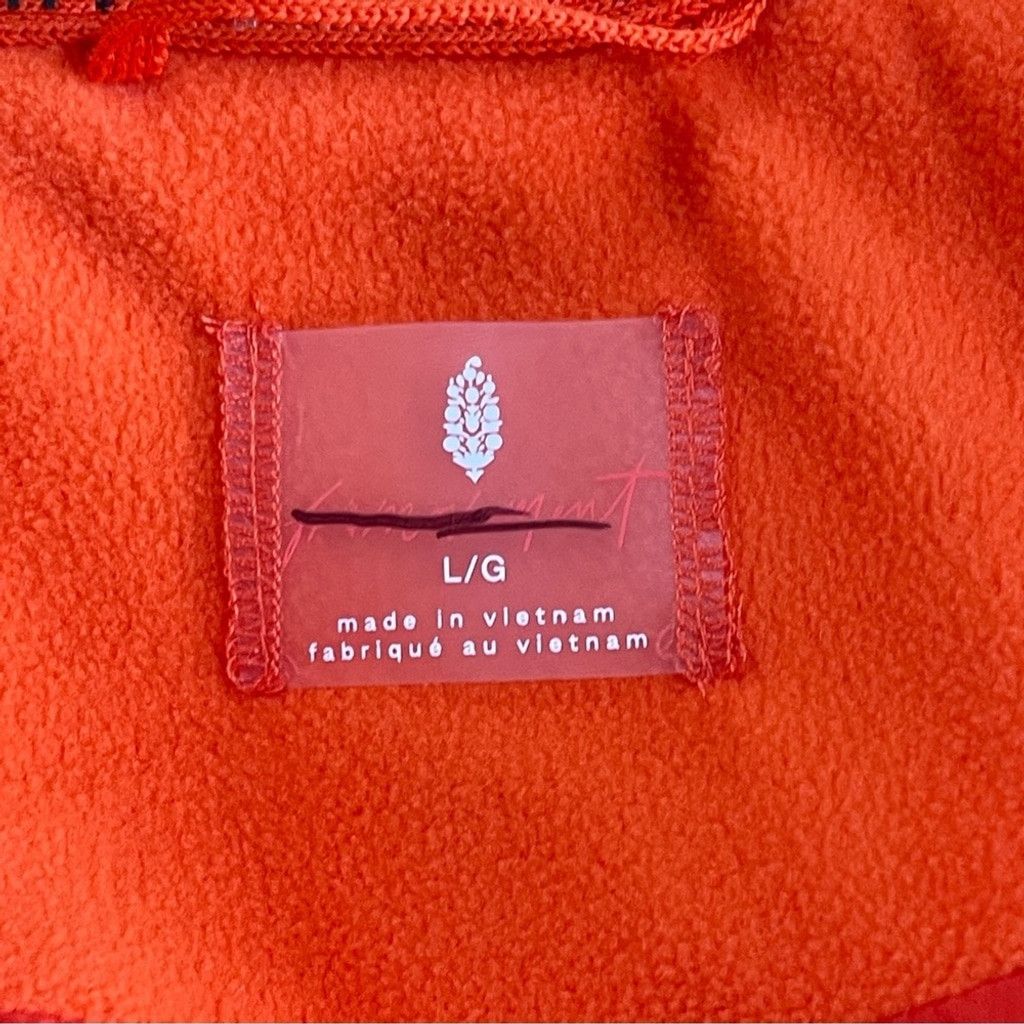 Free People FP MOVEMENT Free People Neon Orange Puffer Fleece Jacket L Size L / US 10 / IT 46 - 9 Thumbnail
