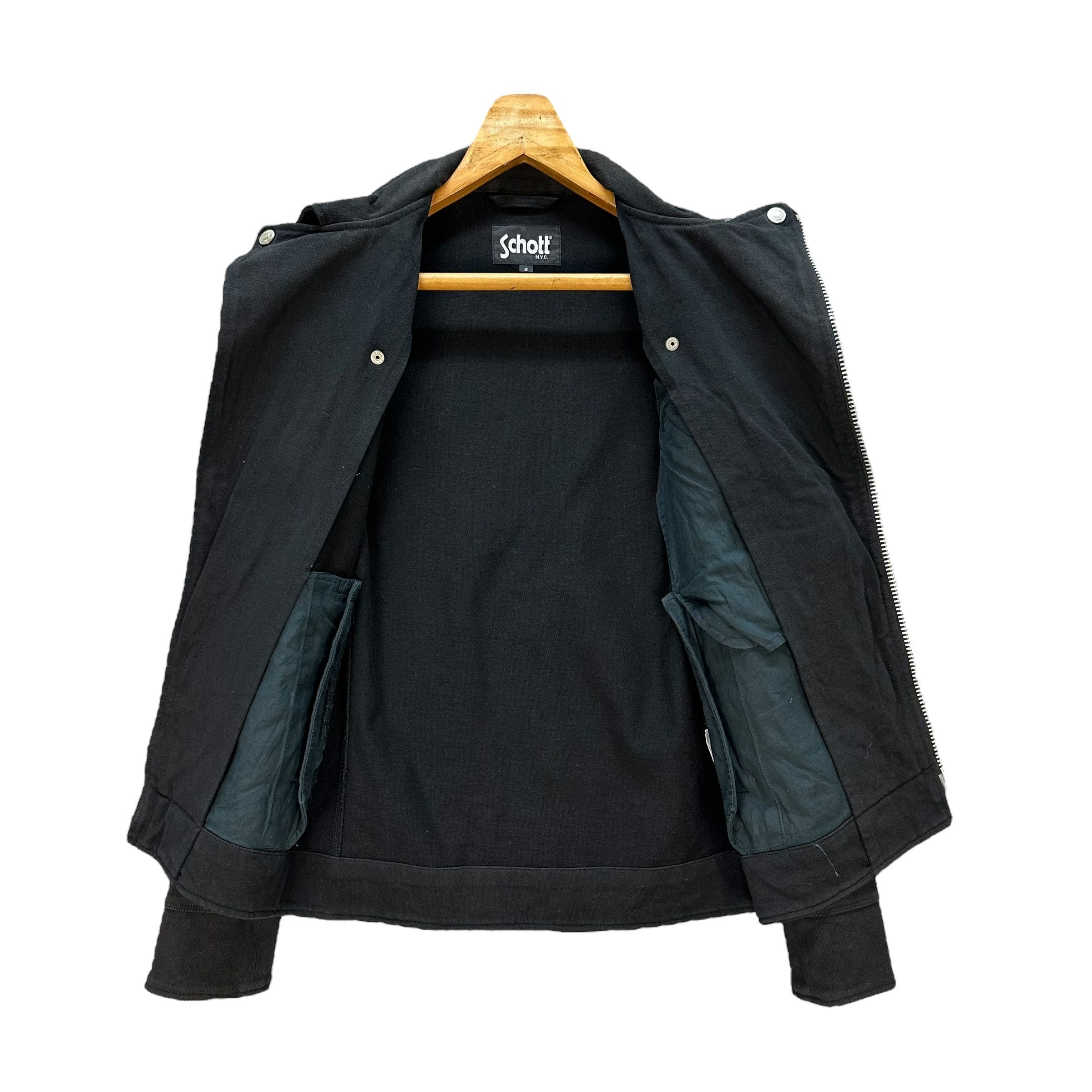 Schott Schott NYC Double Collar Cotton Jacket #A27-0619 Size US S / EU 44-46 / 1 - 7 Thumbnail