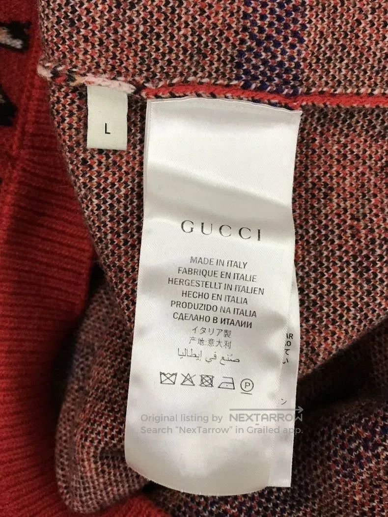 Gucci Gucci Dancing Pig Wool Cardigan. Size US L / EU 52-54 / 3 - 5 Thumbnail