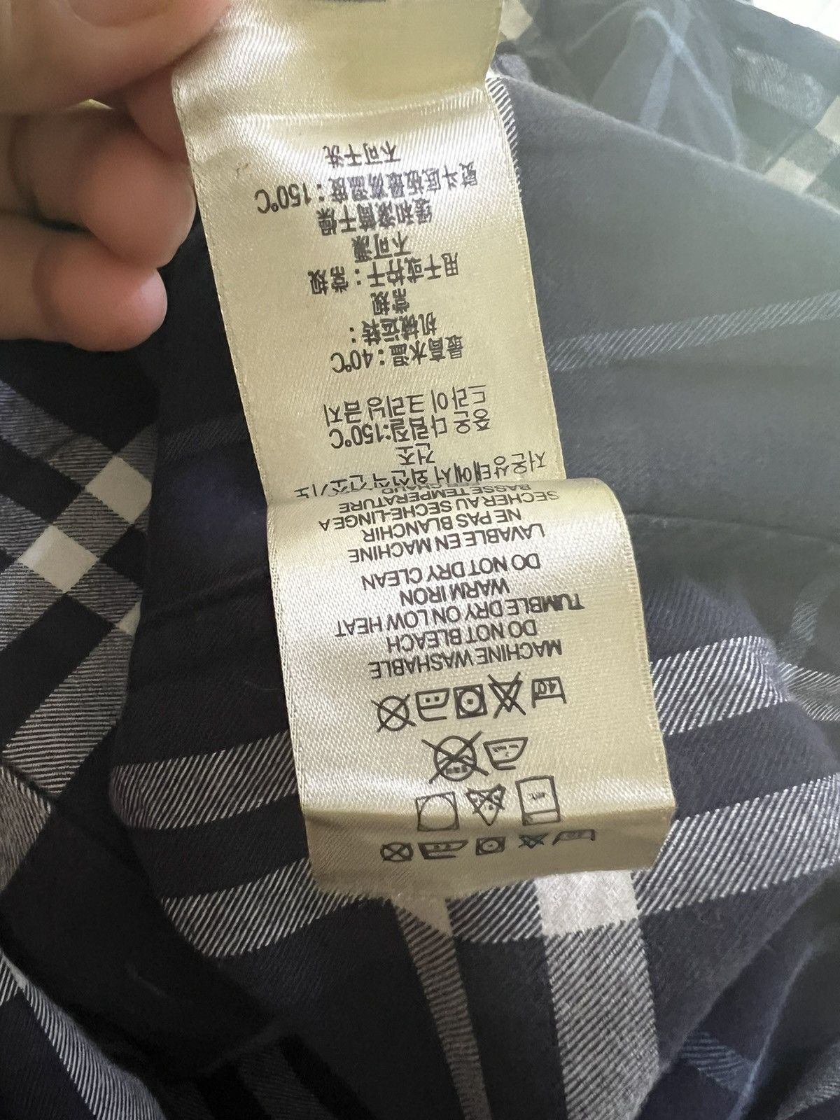 Burberry Burberry Somerton Nova Check Long Sleeve Shirt Men's Small Size US S / EU 44-46 / 1 - 5 Thumbnail