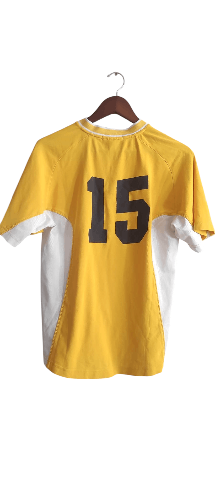 Diadora Diadora Soccer Jersey # 15 Navy Yellow Men's Athletic Shirt Size US M / EU 48-50 / 2 - 9 Thumbnail