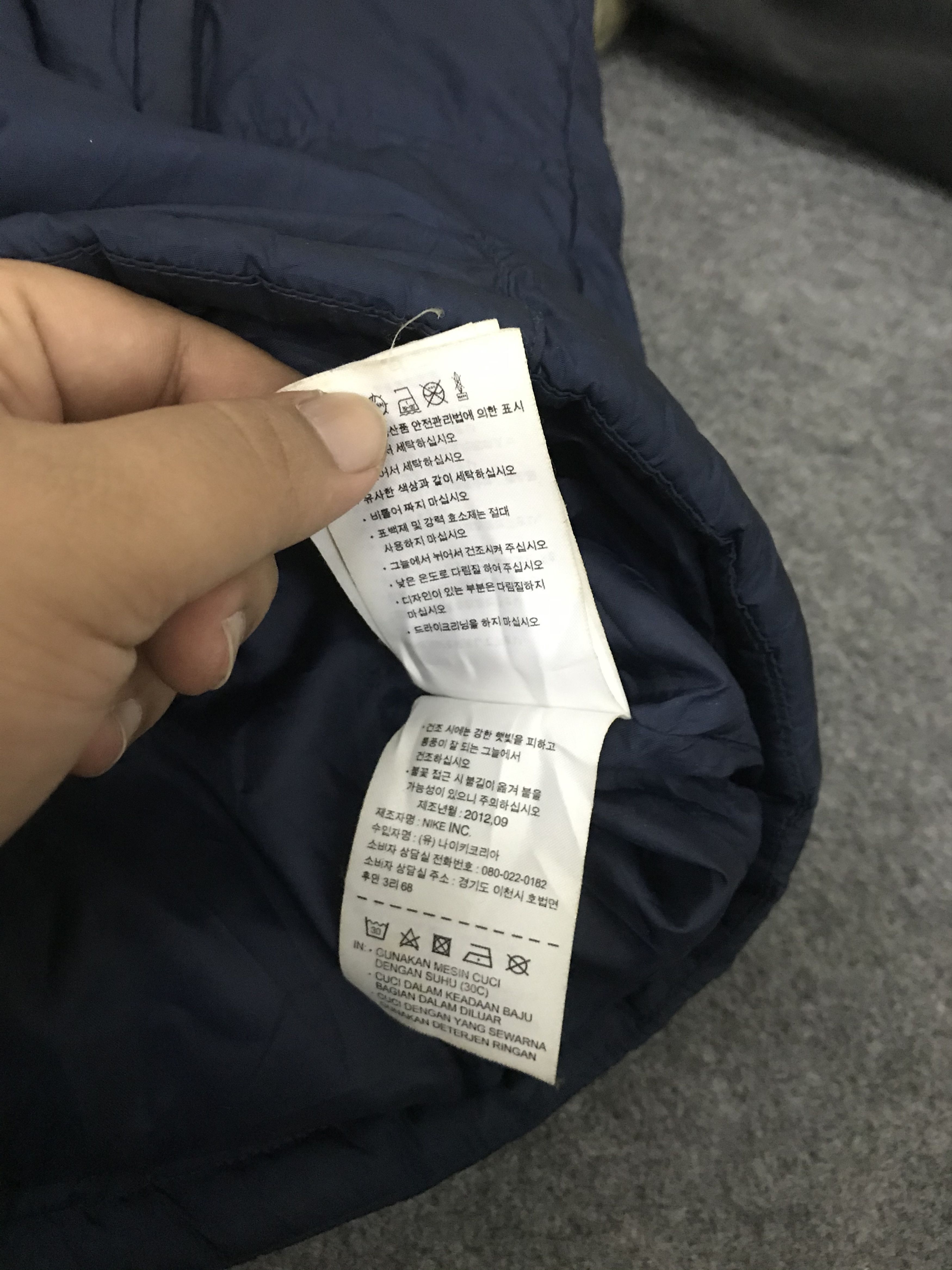 Japanese Brand × Nike × Vintage Nike Puffer Jacket Rare design Size US L / EU 52-54 / 3 - 10 Thumbnail