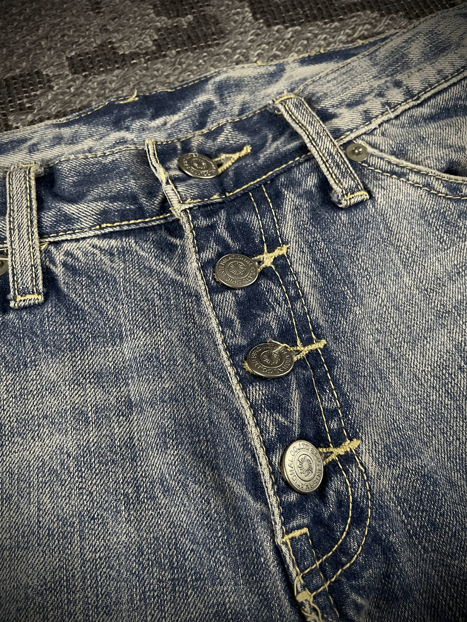 Tornado Mart Tornado Mart Tribal Flared Denim Size US 31 - 6 Thumbnail