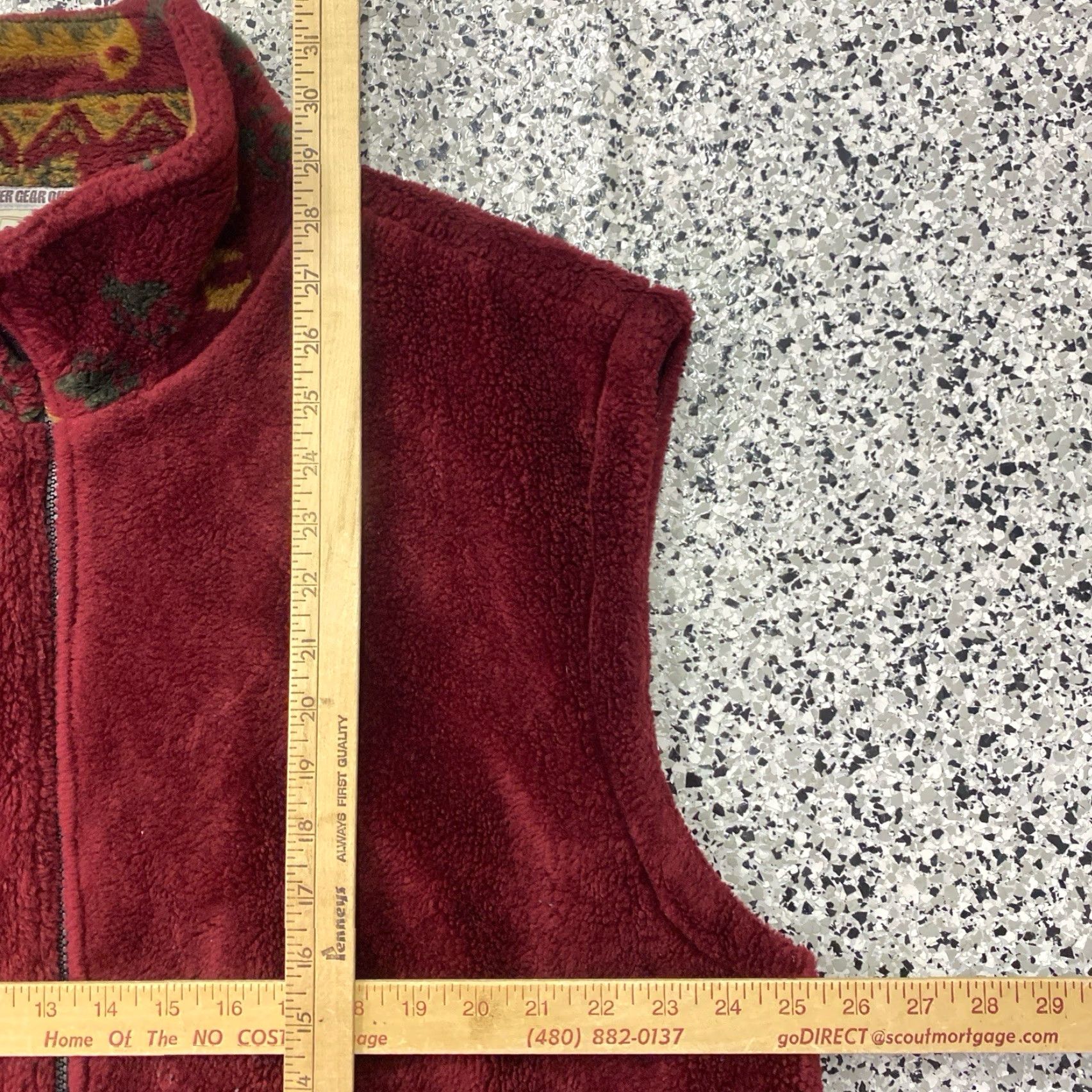 Vintage Vtg Glacier Gear Outdoor XL Fleece Full Zip Vest Mens XL Moose Bear Trees Vest Size US XL / EU 56 / 4 - 3 Thumbnail