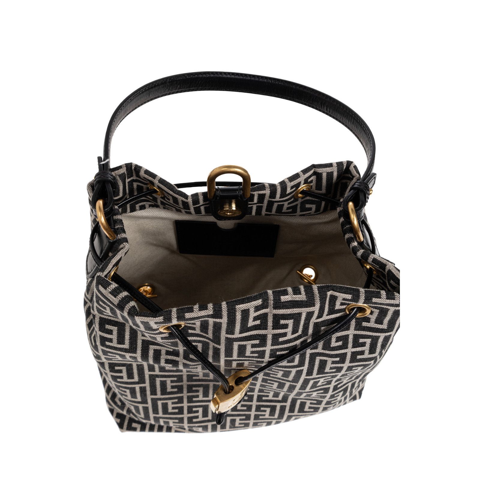 Balmain BALMAIN Pulse $2295 Black Jacquard Backpack New & Authentic Size ONE SIZE - 4 Thumbnail