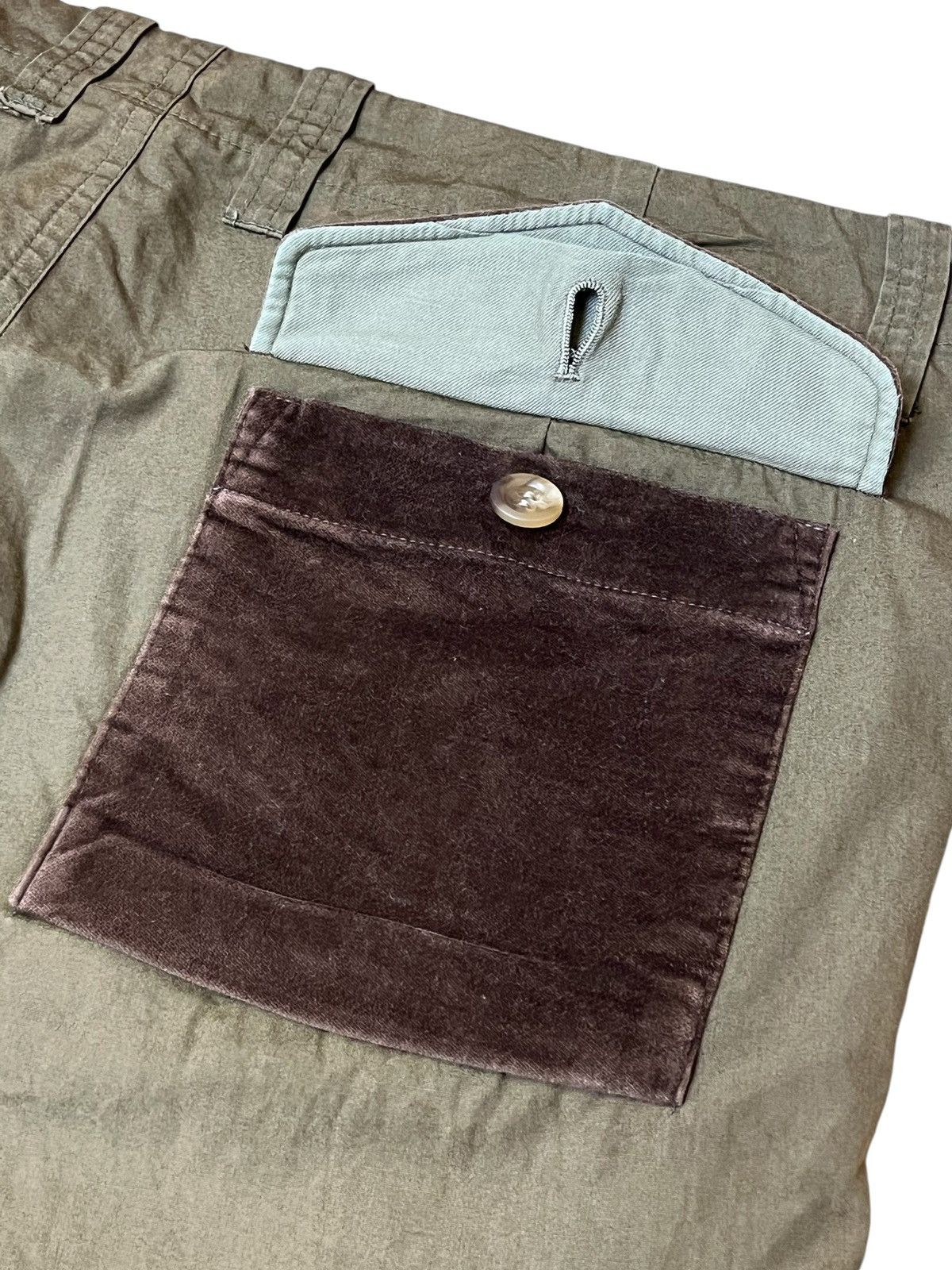 Japanese Brand SICK🔥JAPANESE BRAND WOOD DOWN MULTIPOCKET BONDAGE PANTS Size US 34 / EU 50 - 9 Thumbnail