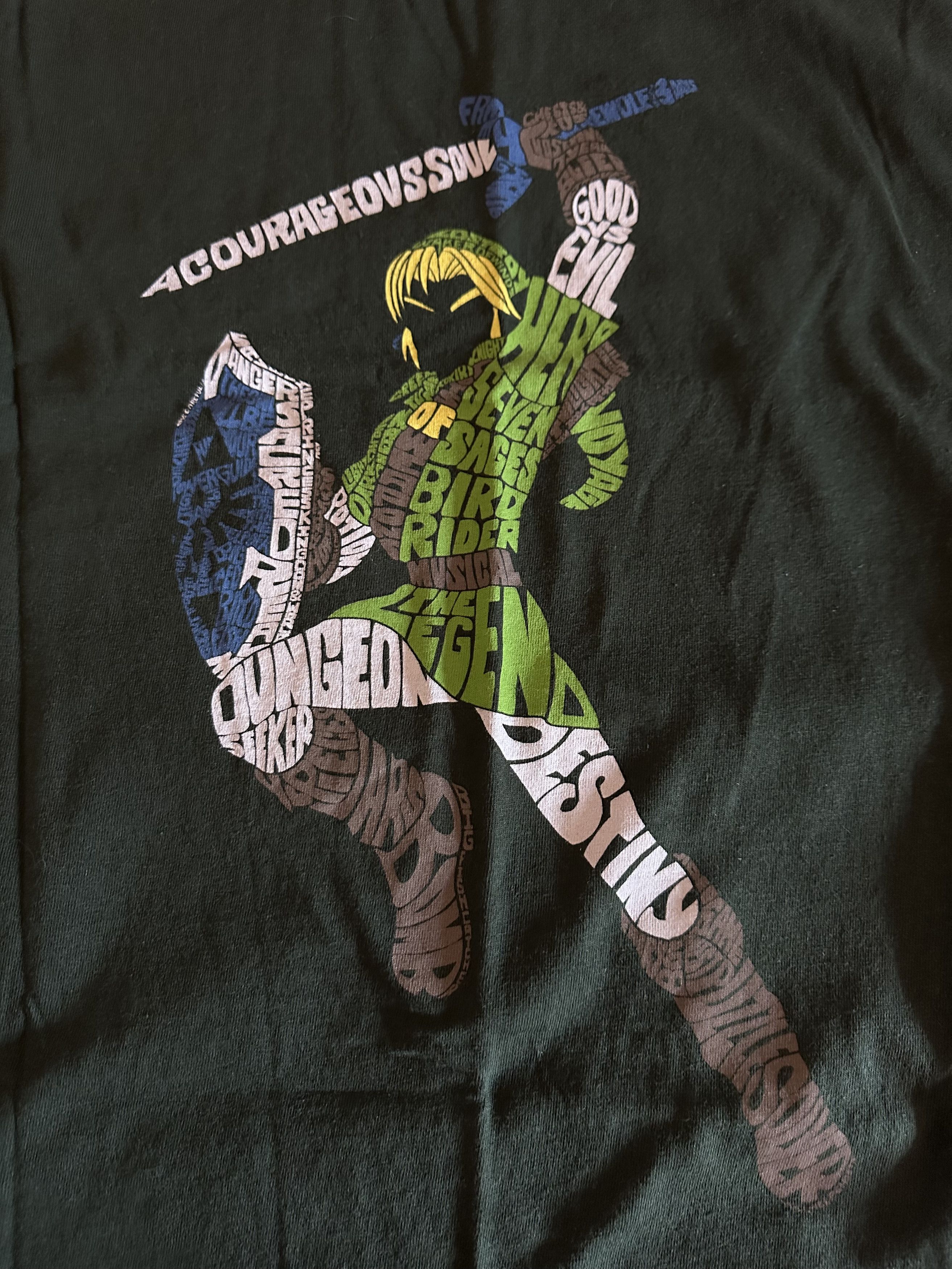 Nintendo Legend of Zelda Link Green Graphic Tee Shirt Mens Small Size US S / EU 44-46 / 1 - 2 Thumbnail