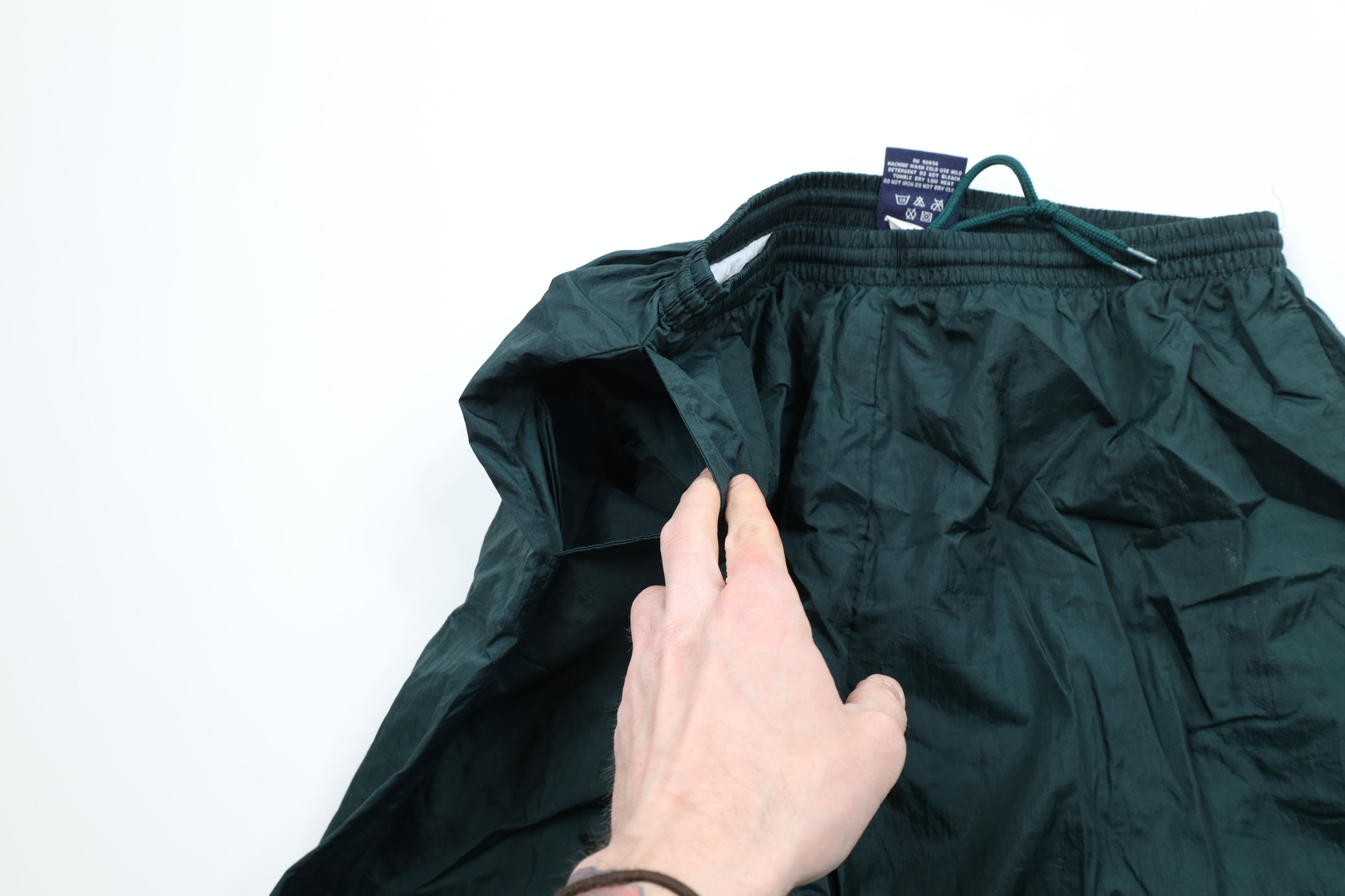 Vintage Vintage 90s Streetwear Blank Lined Windbreaker Joggers Pants Size US 36 / EU 52 - 7 Thumbnail