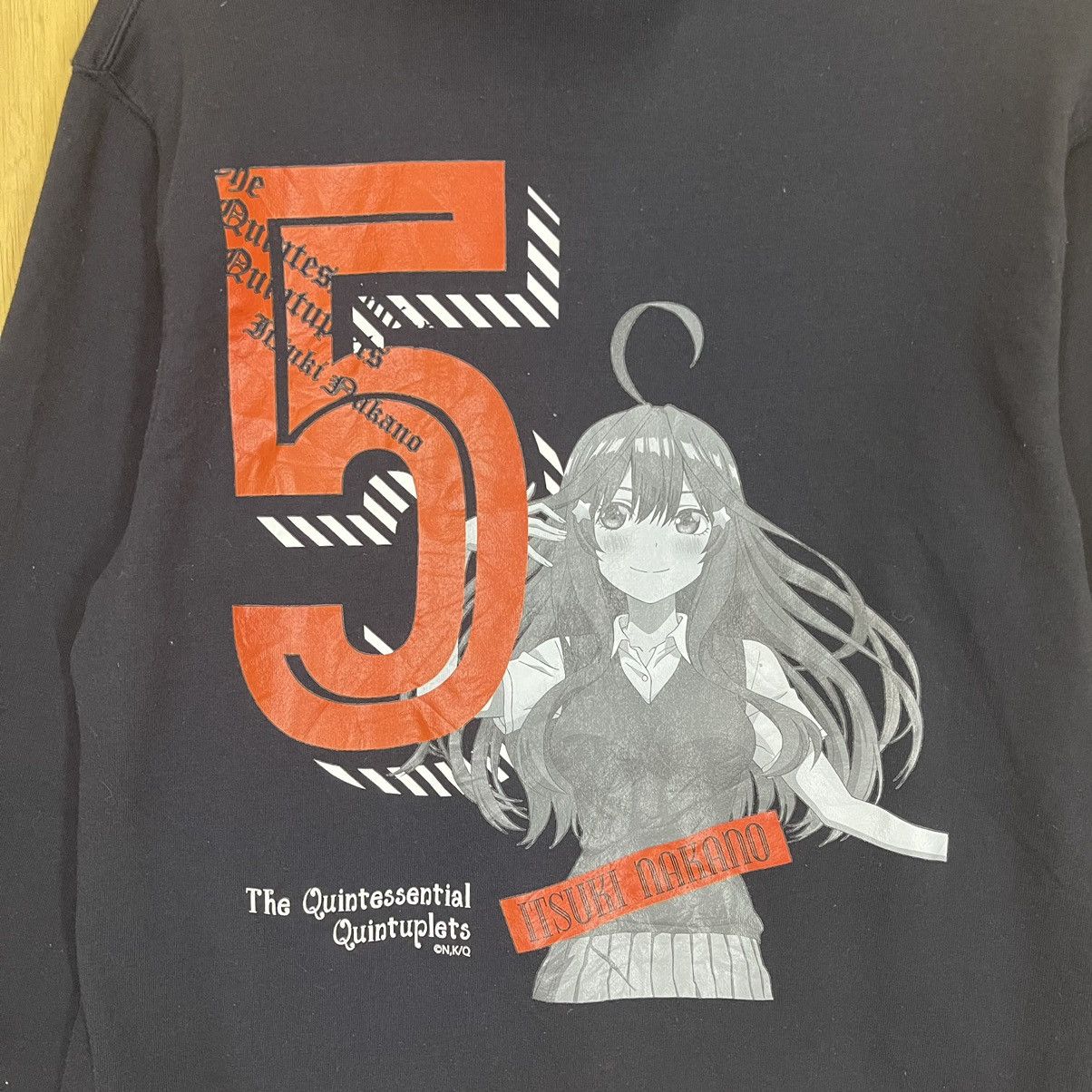 Anime The Quintessential Quintuplets Itsuki Nakano Hoodie Size US M / EU 48-50 / 2 - 5 Thumbnail