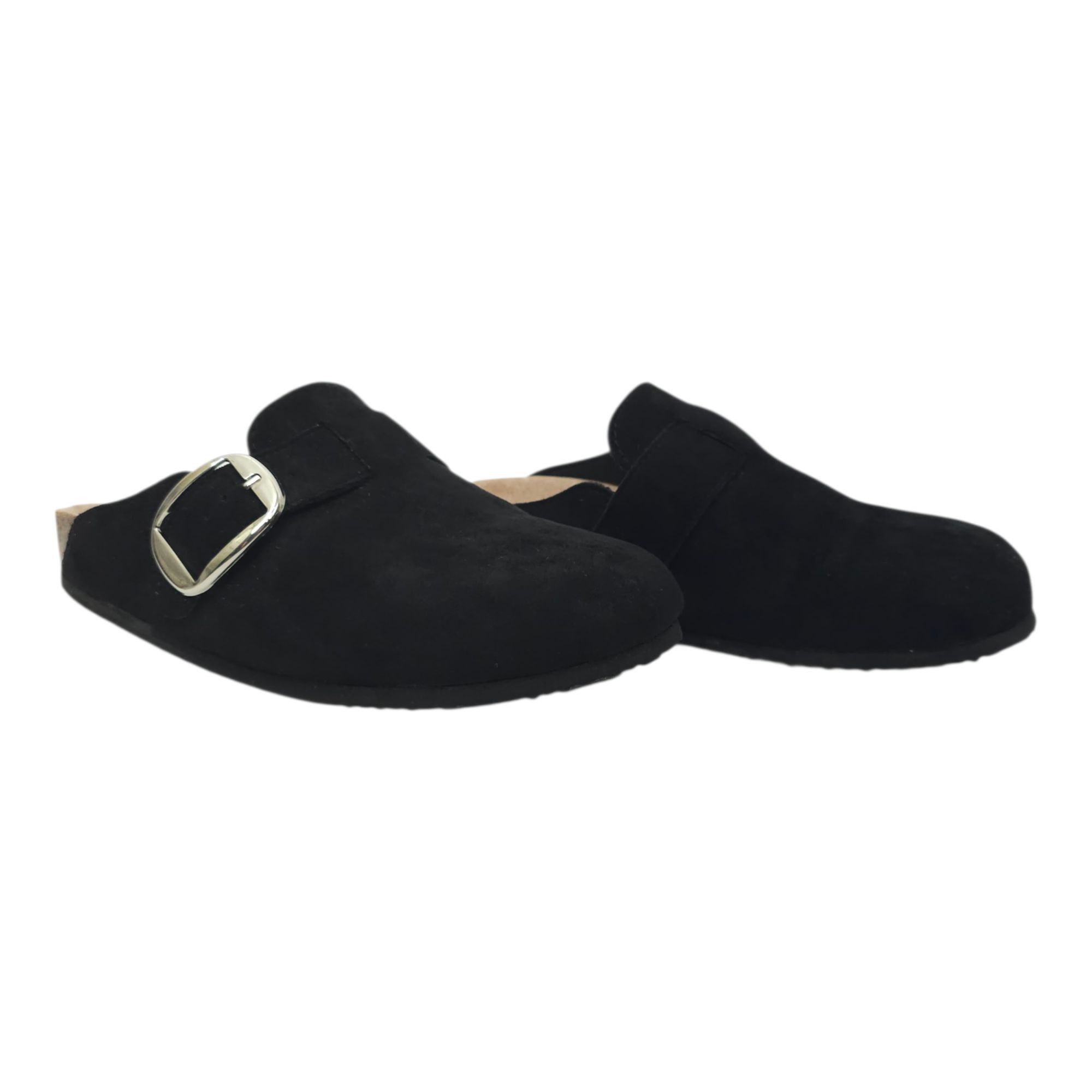 Other Madden Girl Prim Clog Faux Suede Adjustable Buckle 8 Black Size US 8 / IT 38 - 2 Thumbnail