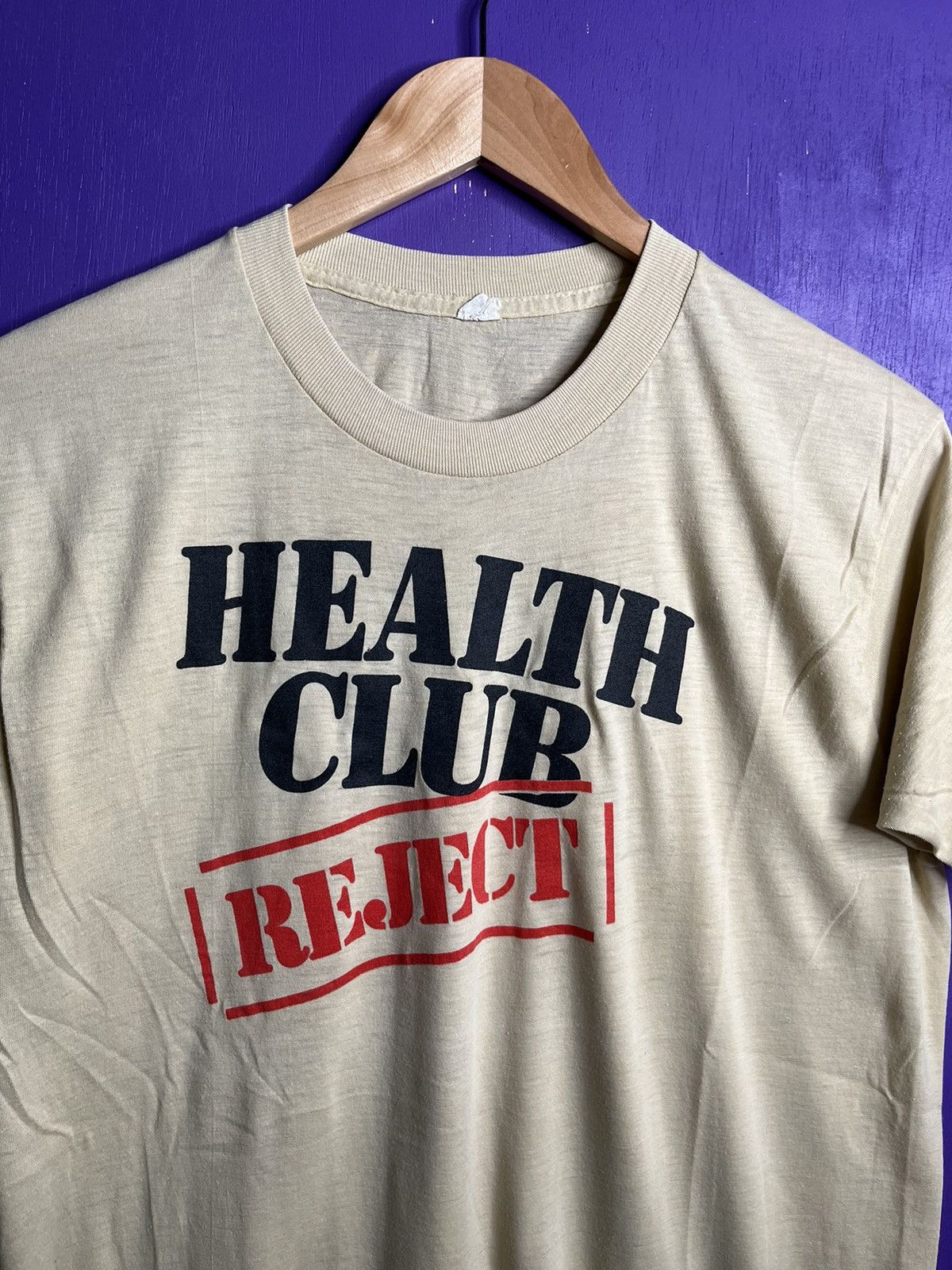 Vintage Vintage 80s Health club reject t-shirt Size US M / EU 48-50 / 2 - 3 Thumbnail