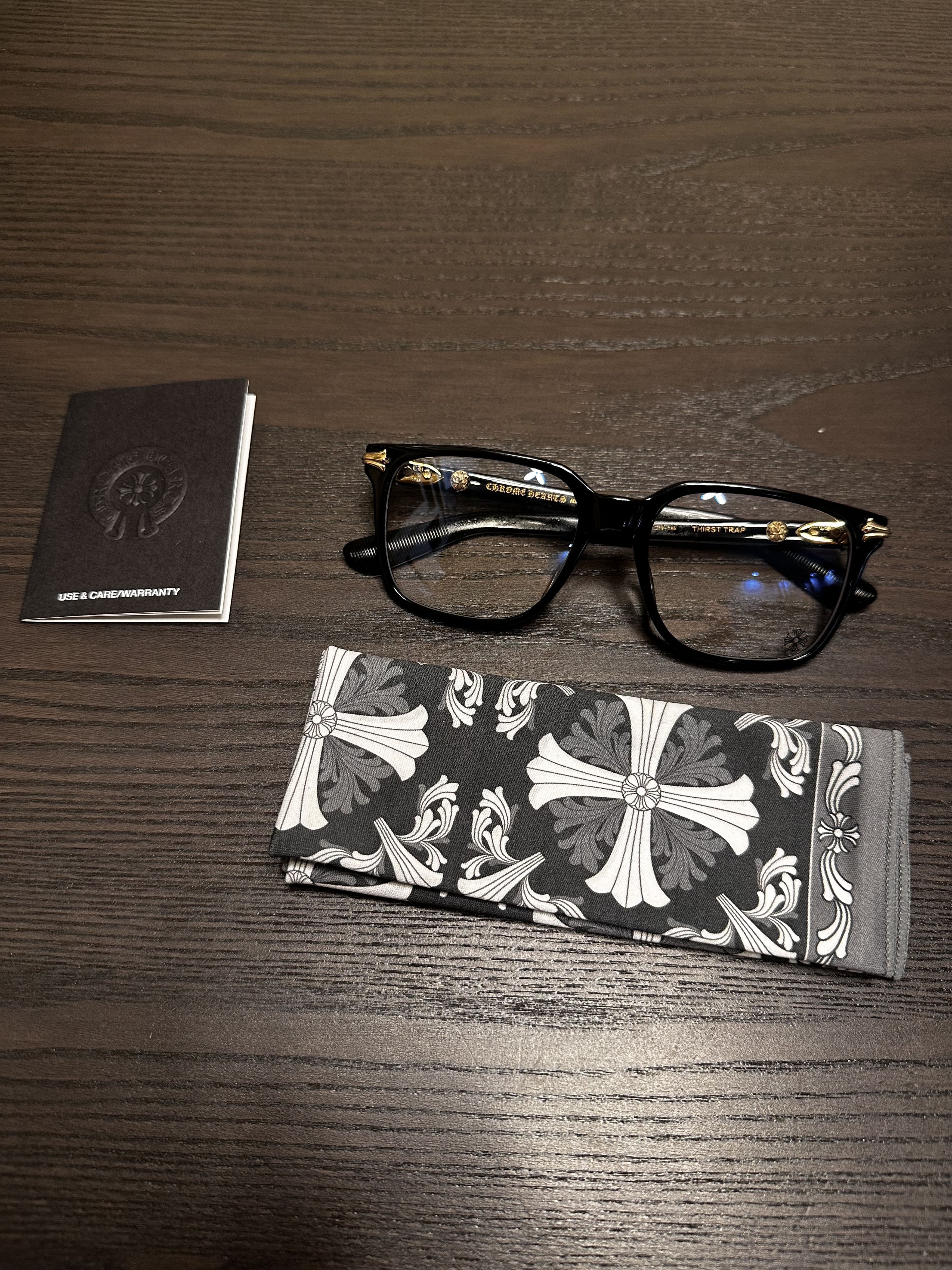 Chrome Hearts Chrome Hearts Thirst Trap Glasses Size ONE SIZE - 6 Thumbnail