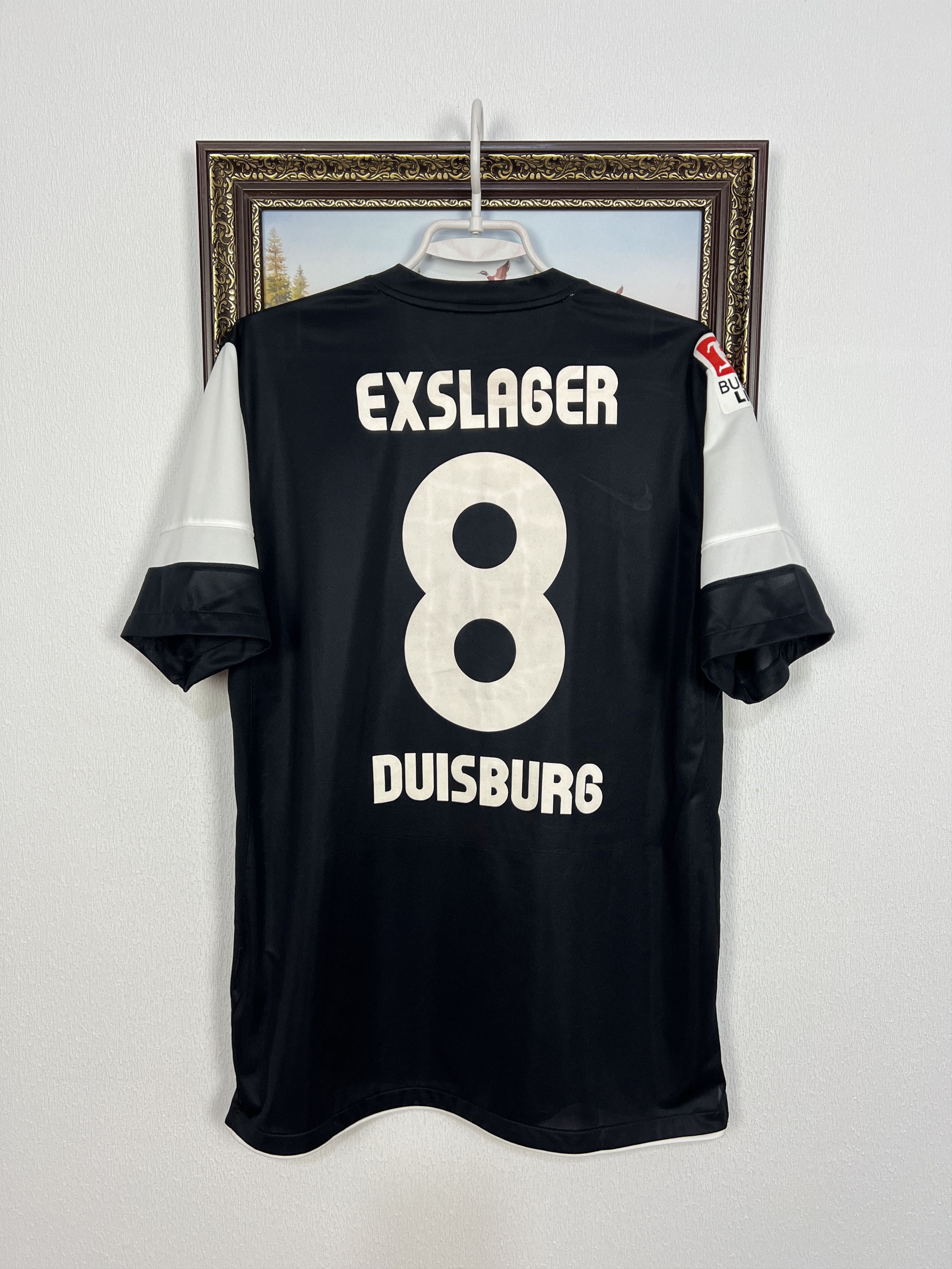 Nike MSV Duisburg Away football shirt 2011 Soccer #8 Exslager Size US L / EU 52-54 / 3 - 1 Thumbnail
