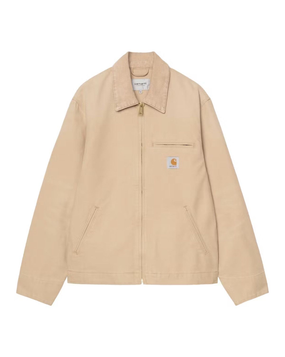 CARHARTT WIP DETROIT JACKET DUSTY HAMILTON BROWN CANVAS