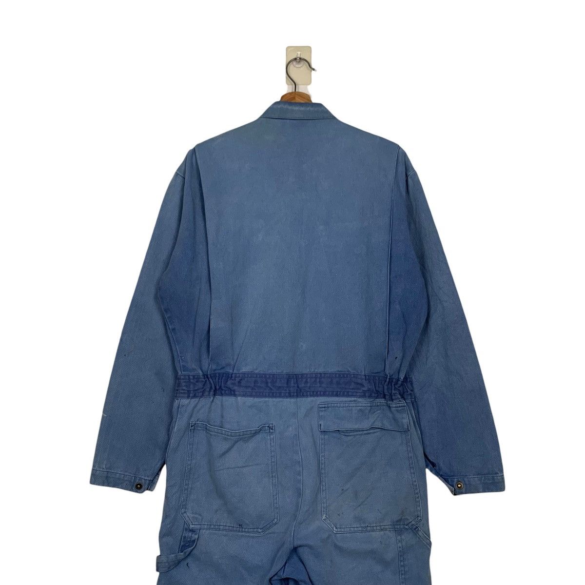 Vintage 90s WENAAS Faded Blue Workwear Carpenter Coverall #2816-C127 Size US 34 / EU 50 - 13 Thumbnail