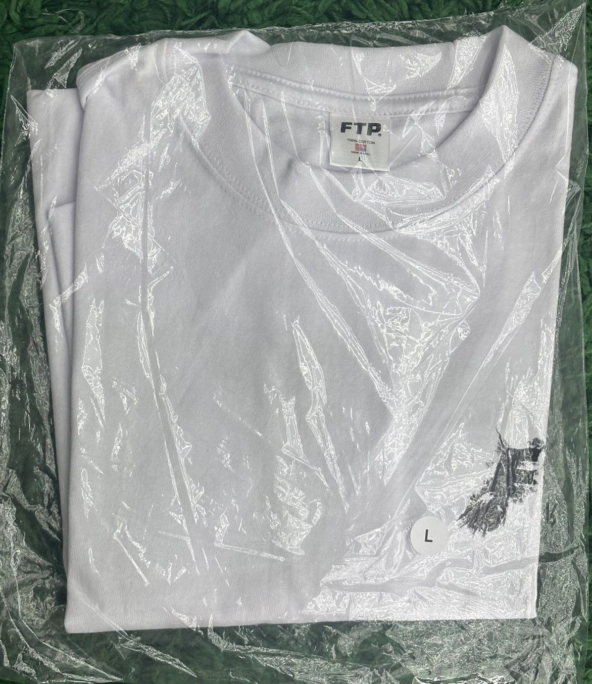 Fuck The Population FTP GRAVE LOGO TEE (WHITE) Size US L / EU 52-54 / 3 - 4 Thumbnail