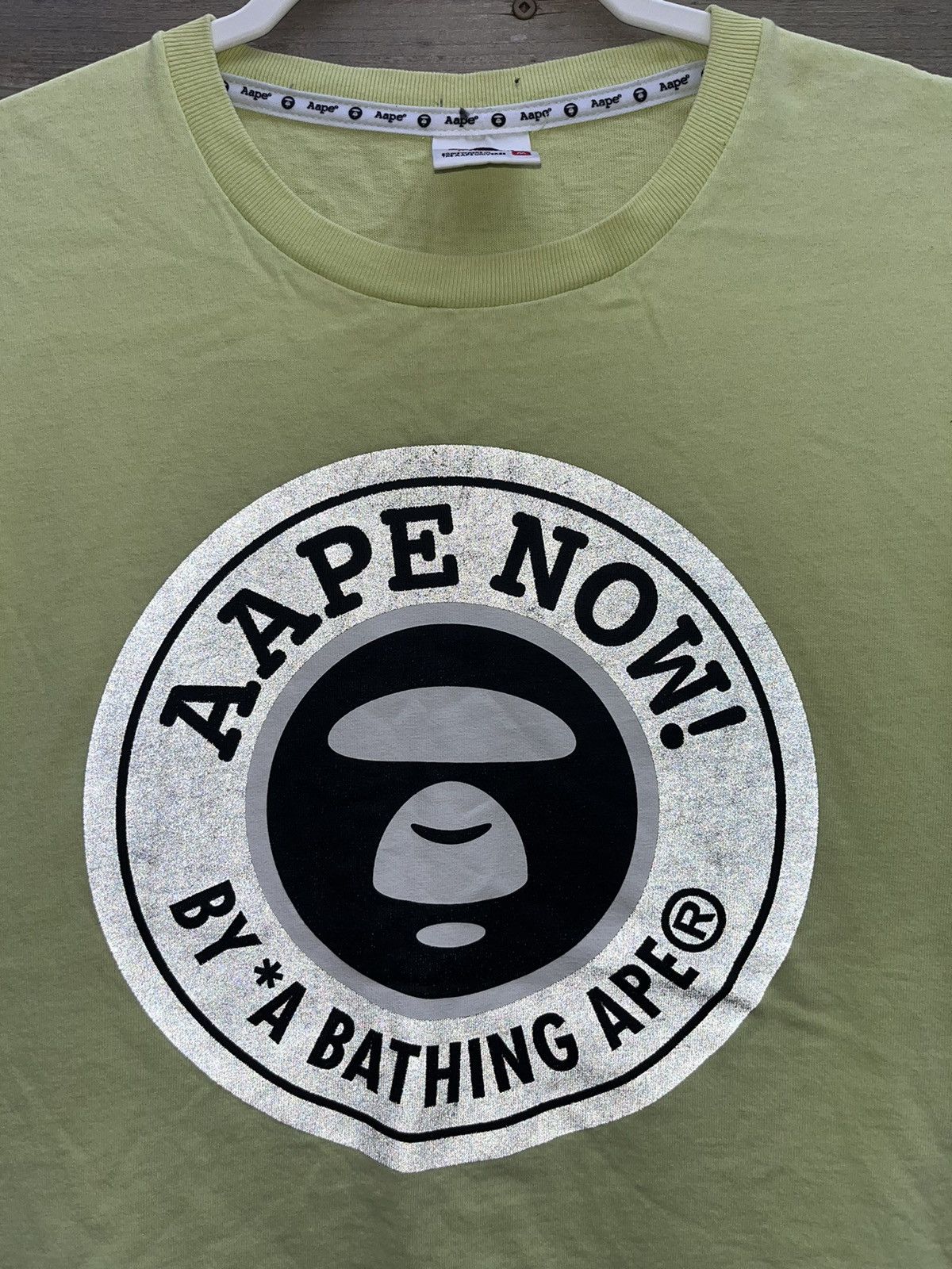 Aape × Bape Aape by a Bathing Ape Reflective Logo T-Shirt Tee Bape Size US M / EU 48-50 / 2 - 4 Thumbnail