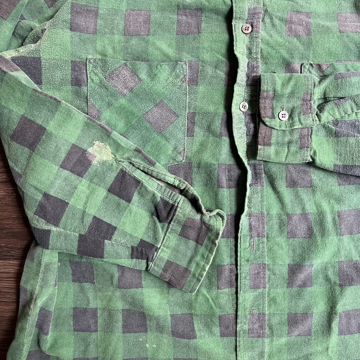 Vintage vintage Sun faded 80s classic checkered pattern, thermal Size US XXL / EU 58 / 5 - 8 Thumbnail