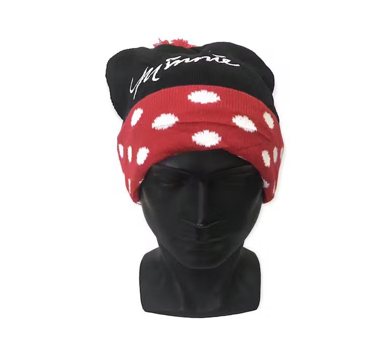 Disney × Mickey Mouse × Vintage Disney Minnie Mouse Spellout Beanie Hat Size ONE SIZE - 1 Thumbnail