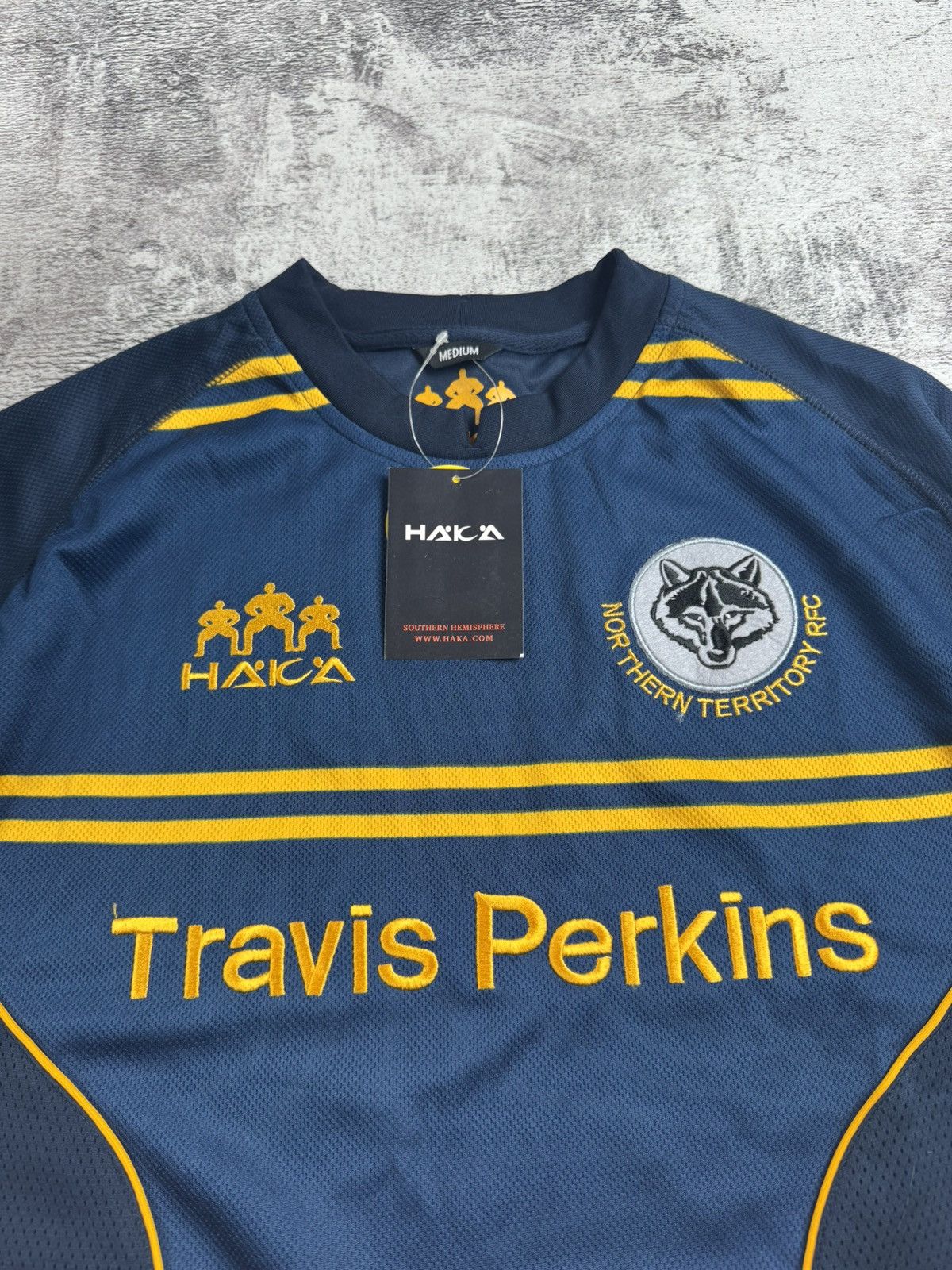 Vintage NEW Northern Territory RFC Pro Away HAKA Memorabilia 2009 Rugby Polo Jersey T Shirt Size US M / EU 48-50 / 2 - 7 Thumbnail