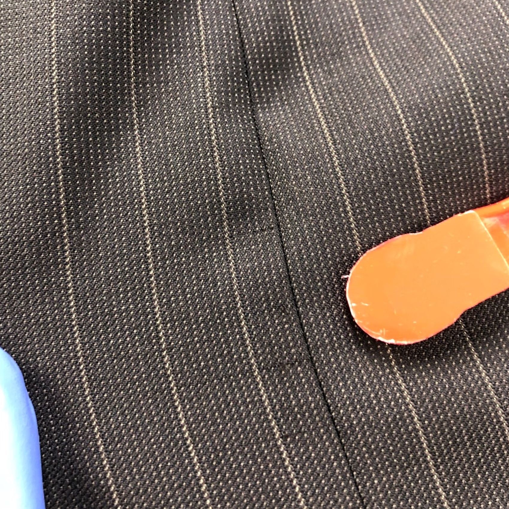 Canali Canali Men's Dark Brown Striped 100% Wool Suit Sport Coat Jacket EUR 52 Size 42R - 5 Thumbnail