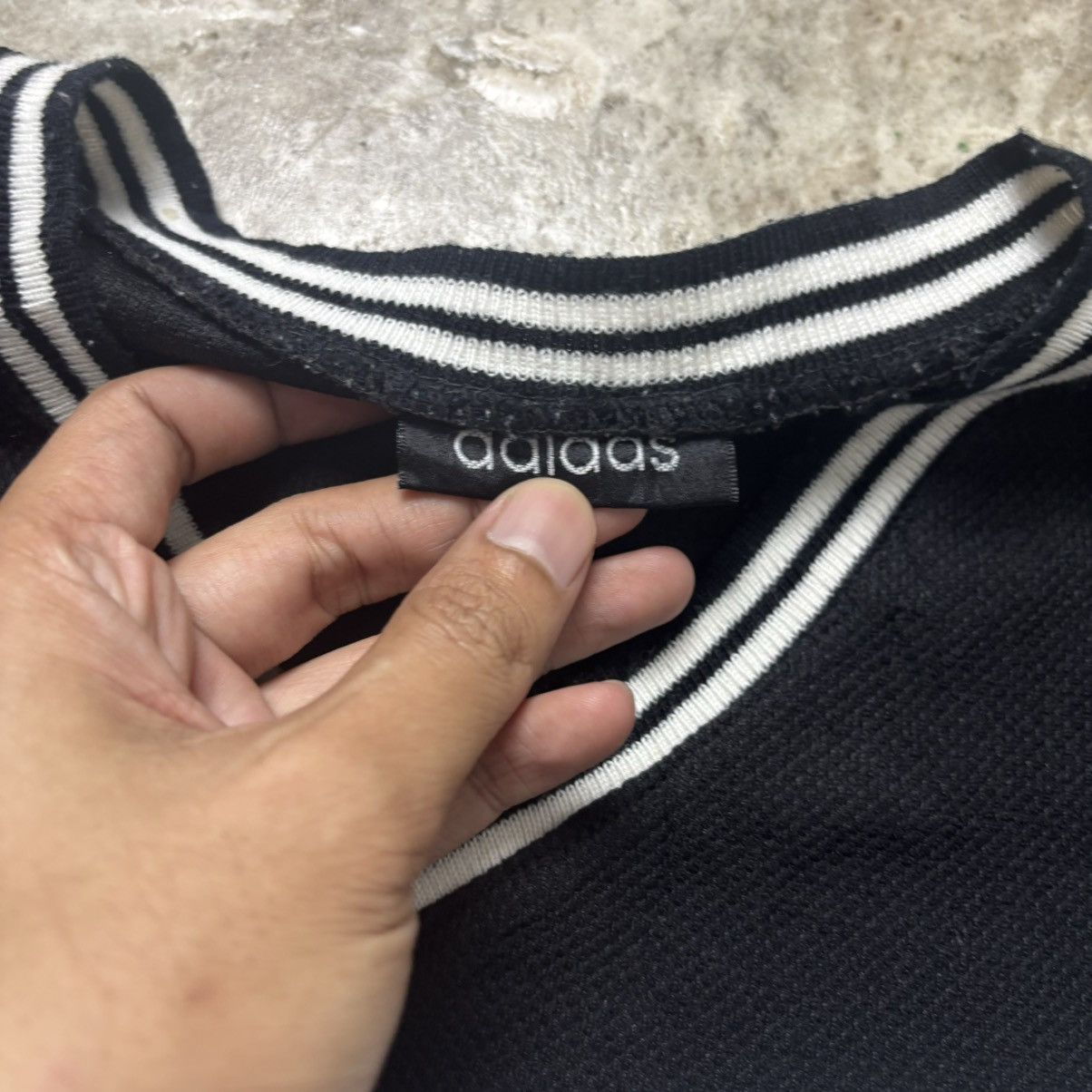Adidas × Vintage VINTAGE ADIDAS BIG LOGO JERSEY Size US L / EU 52-54 / 3 - 3 Thumbnail