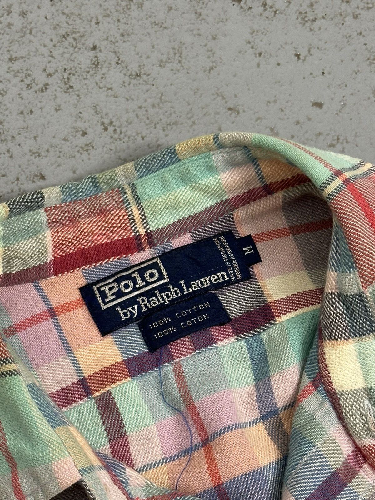 Polo Ralph Lauren Vintage 80s Ralph Lauren Flannel Shirt Size US M / EU 48-50 / 2 - 8 Thumbnail