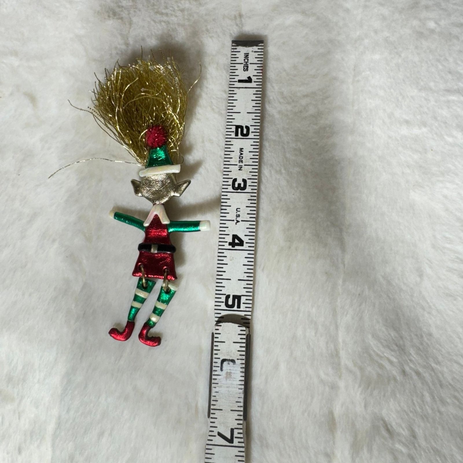 NBDN Nobrandedon Hand made elf/Christmas pin Size ONE SIZE - 3 Thumbnail
