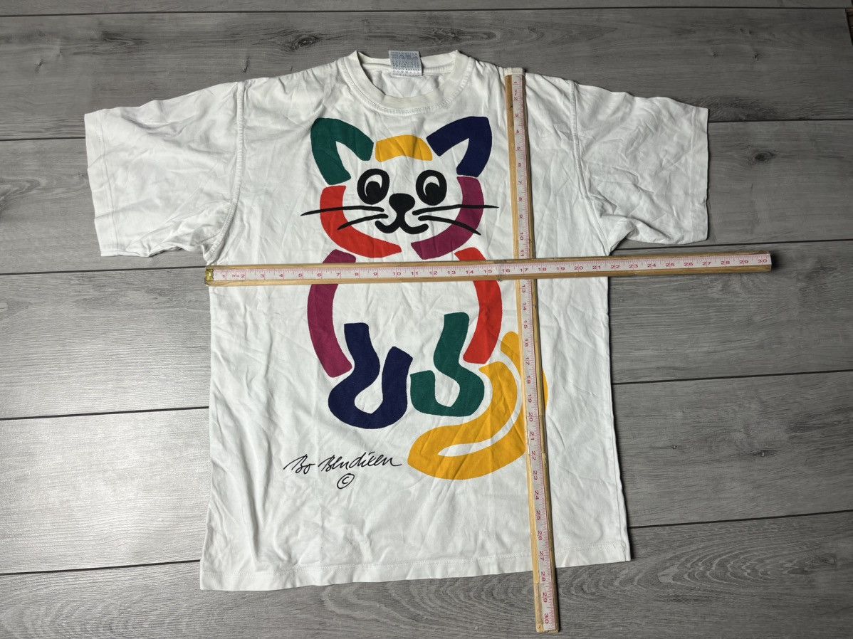 Band Tees Vintage BO BENDIXEN Cat Graphic T Shirt Danish Art Mens Larg Size US L / EU 52-54 / 3 - 7 Thumbnail