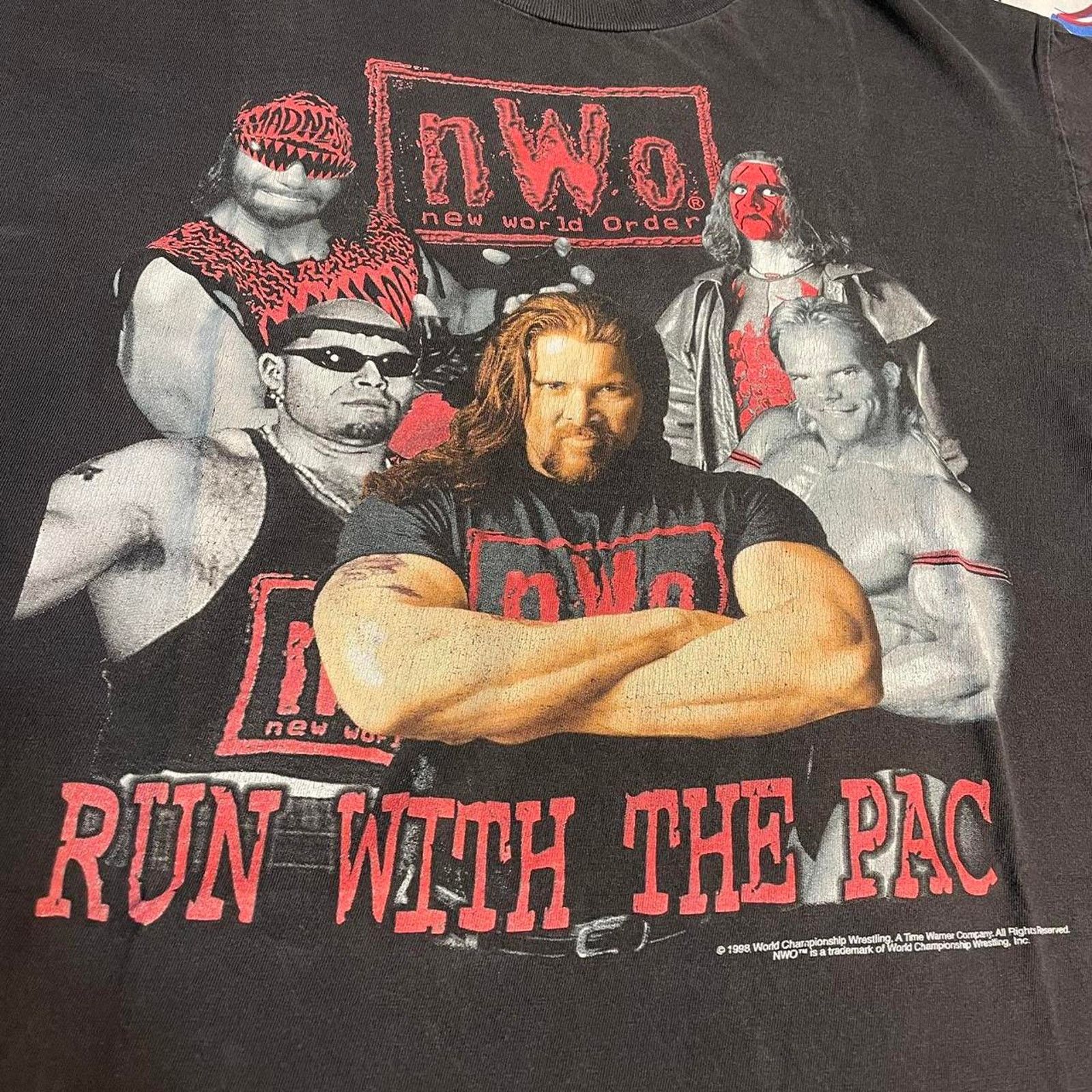 Vintage × WWF Vintage 1998 NWO Kevin Nash Randy Savage Sting WWF Tee Size US L / EU 52-54 / 3 - 3 Thumbnail