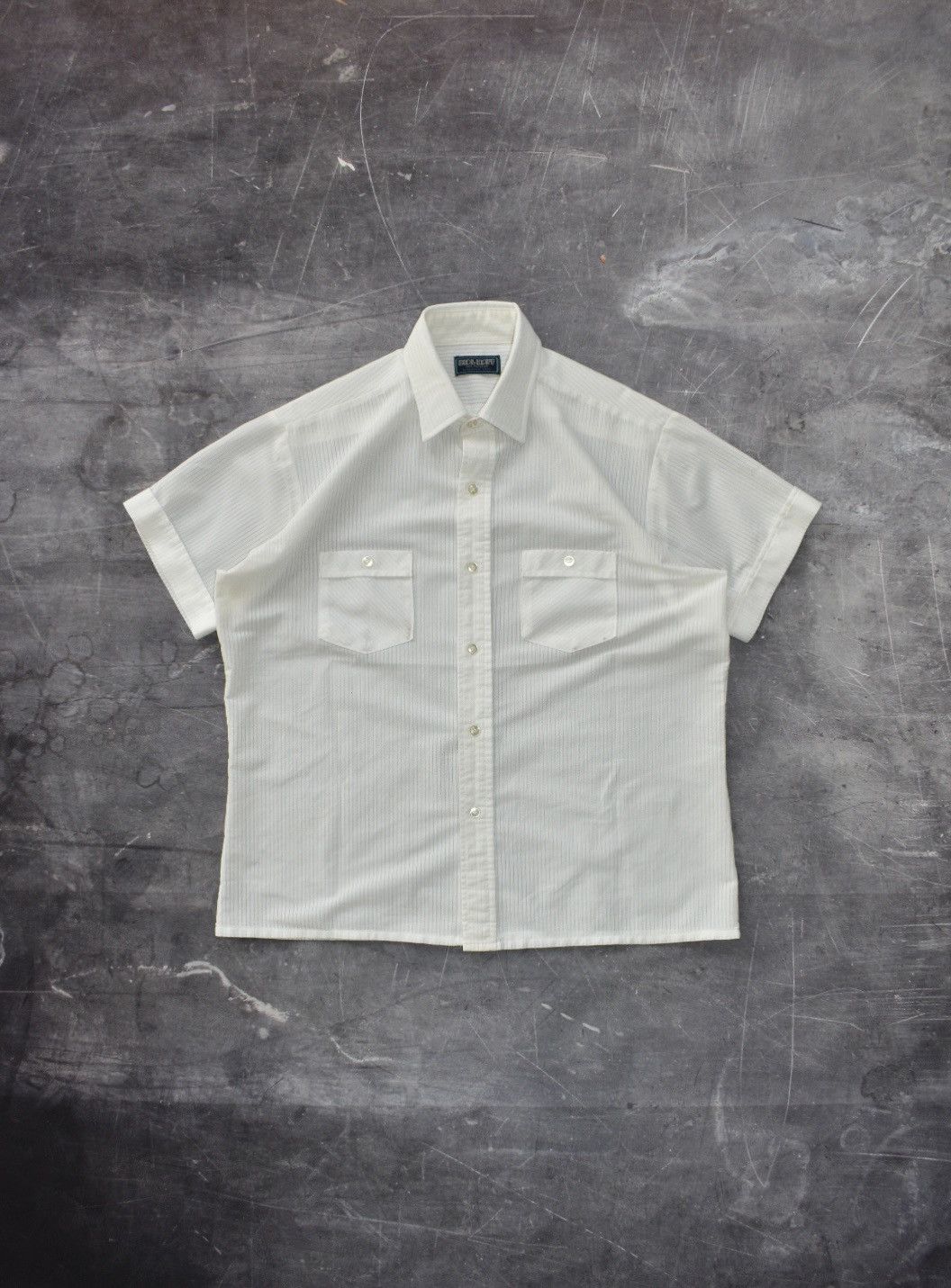 Vintage Vintage Kool Knit Montgomery Ward Button-down Shirt (M) Size US M / EU 48-50 / 2 - 1 Thumbnail