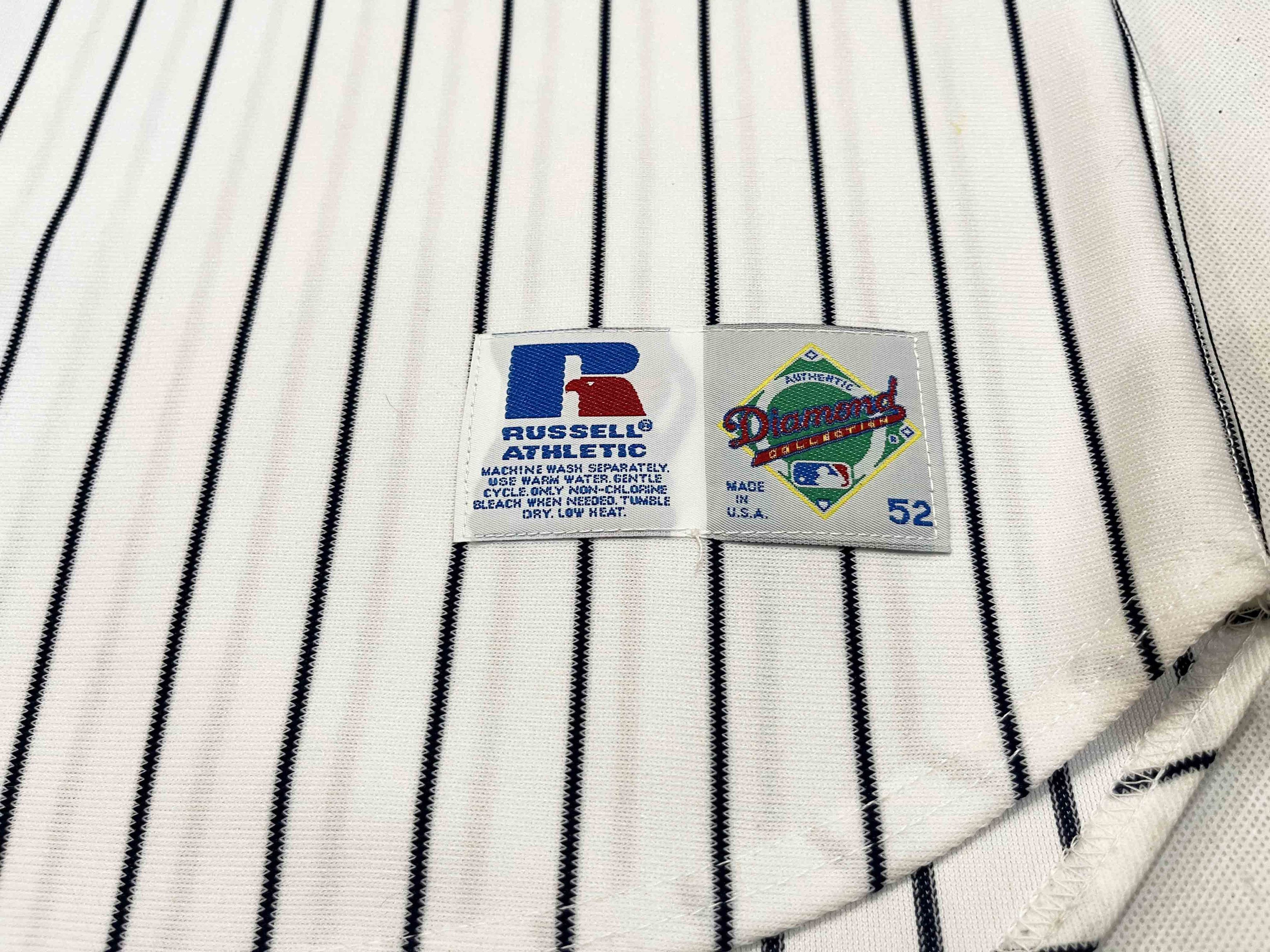 MLB × New York Yankees × Russell Athletic Russell Diamond MLB New York Yankees #25 Pinstripe Jersey Size US XL / EU 56 / 4 - 4 Thumbnail