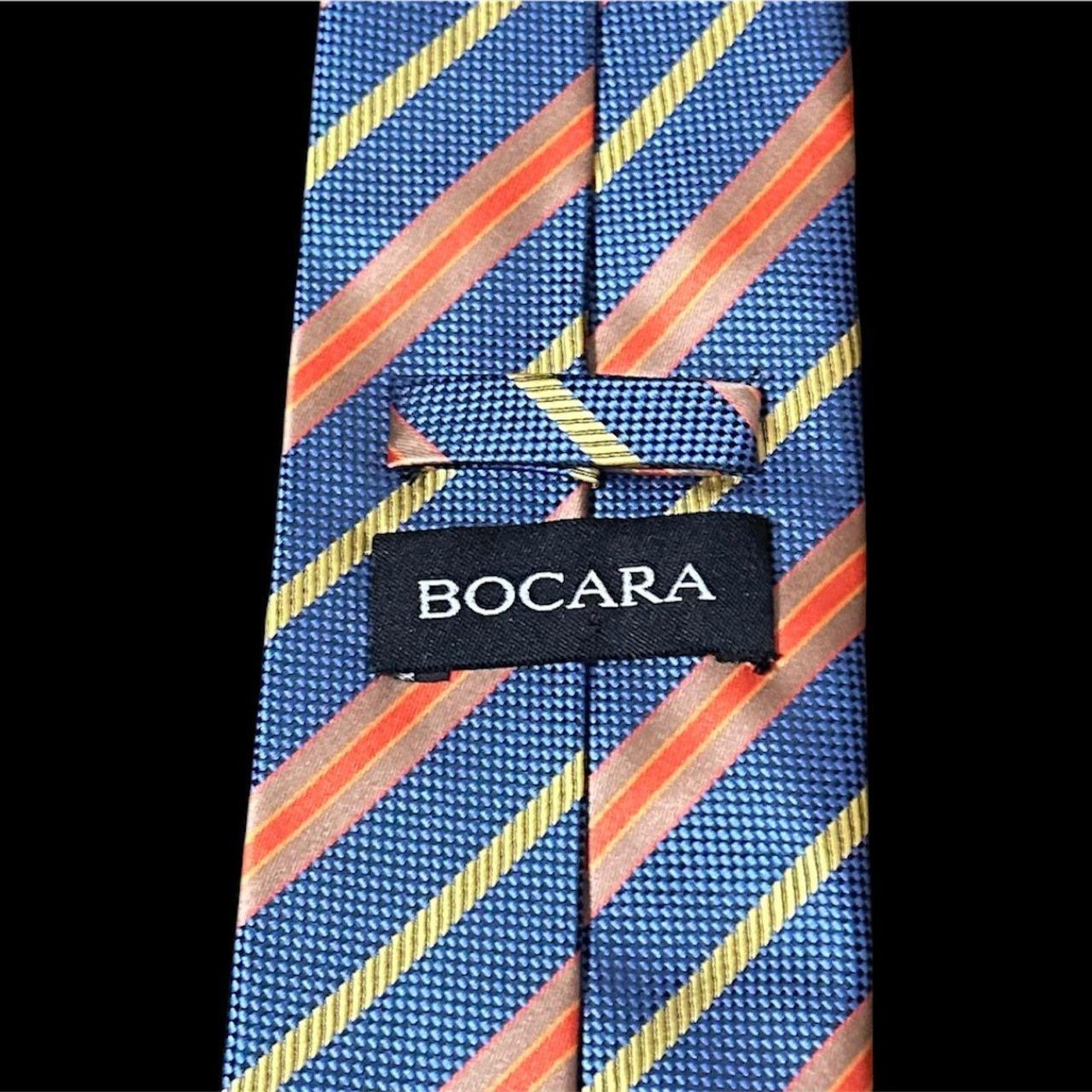 Other Bocara striped tie blue coral Size ONE SIZE - 4 Thumbnail