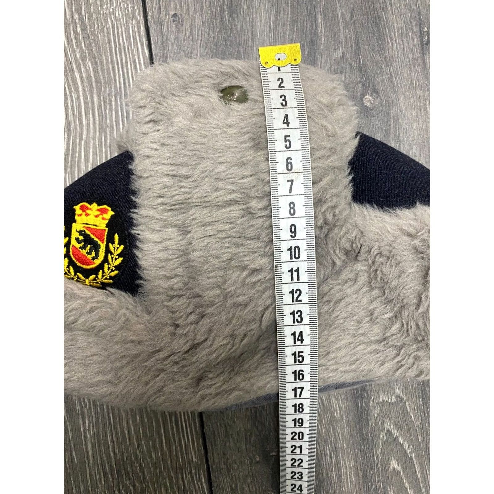 Vintage Louis Zimmermann Ag Mutzenfabrik Bern Winter Wool Hat 56.5 Gray 90s Swiss Army Bern Mens/Hats Size ONE SIZE - 7 Thumbnail