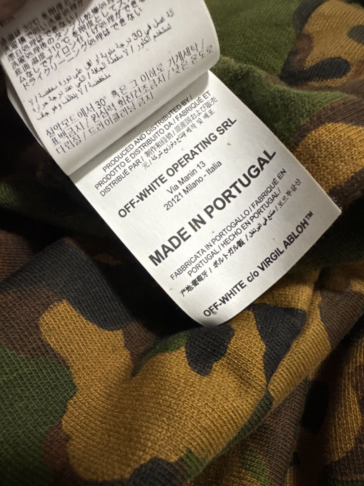 Off-White Camo Off-White Hoodie Size US M / EU 48-50 / 2 - 5 Thumbnail
