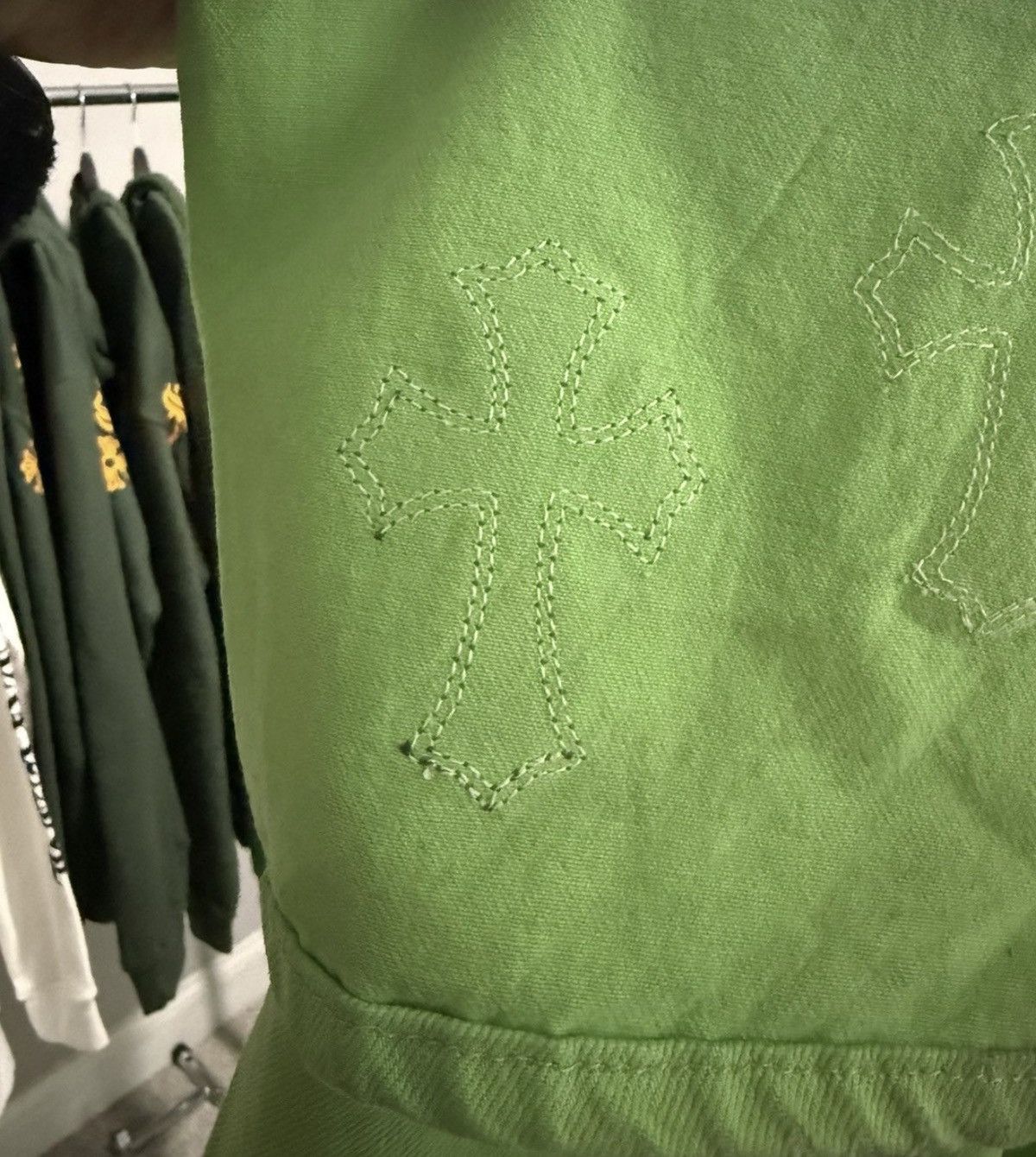 Chrome Hearts Chrome Hearts Green Cross Patch Levis Size US 34 / EU 50 - 6 Thumbnail